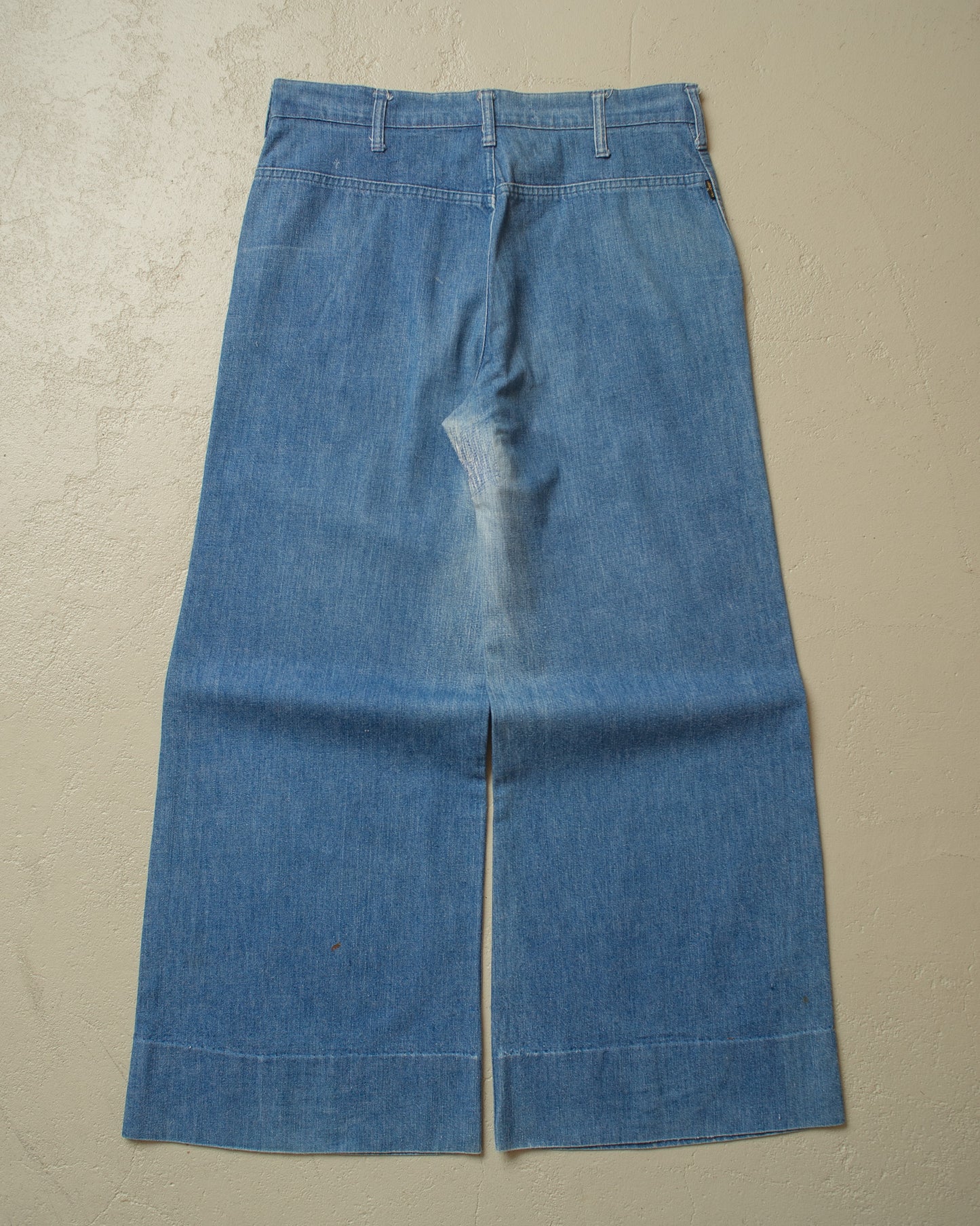1960s/70s Levi´s Big E Repaired Flared Jeans blue - W33 L30
