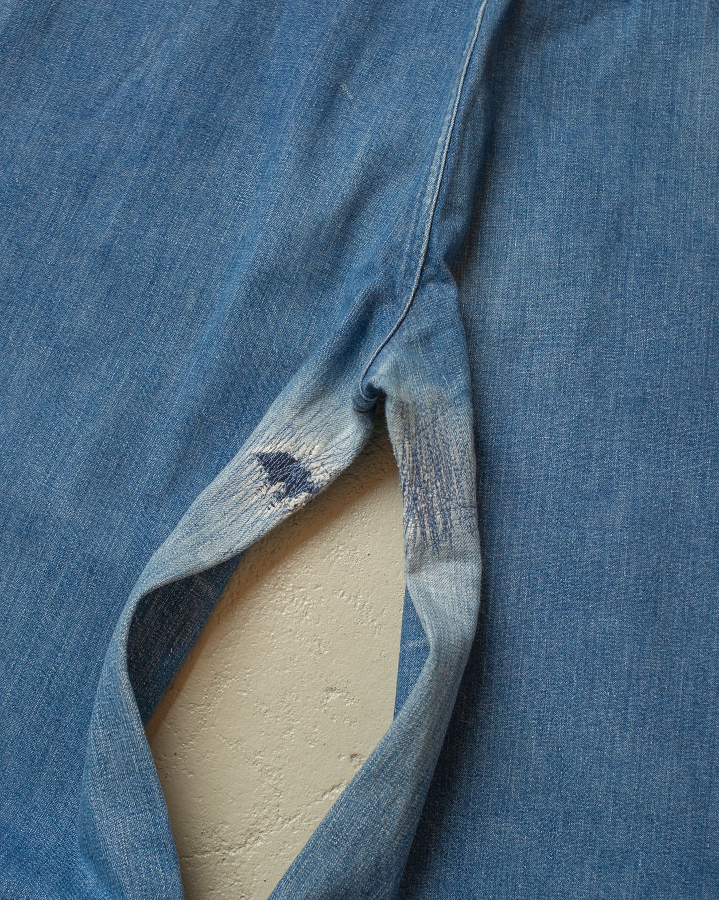 1960s/70s Levi´s Big E Repaired Flared Jeans blue - W33 L30