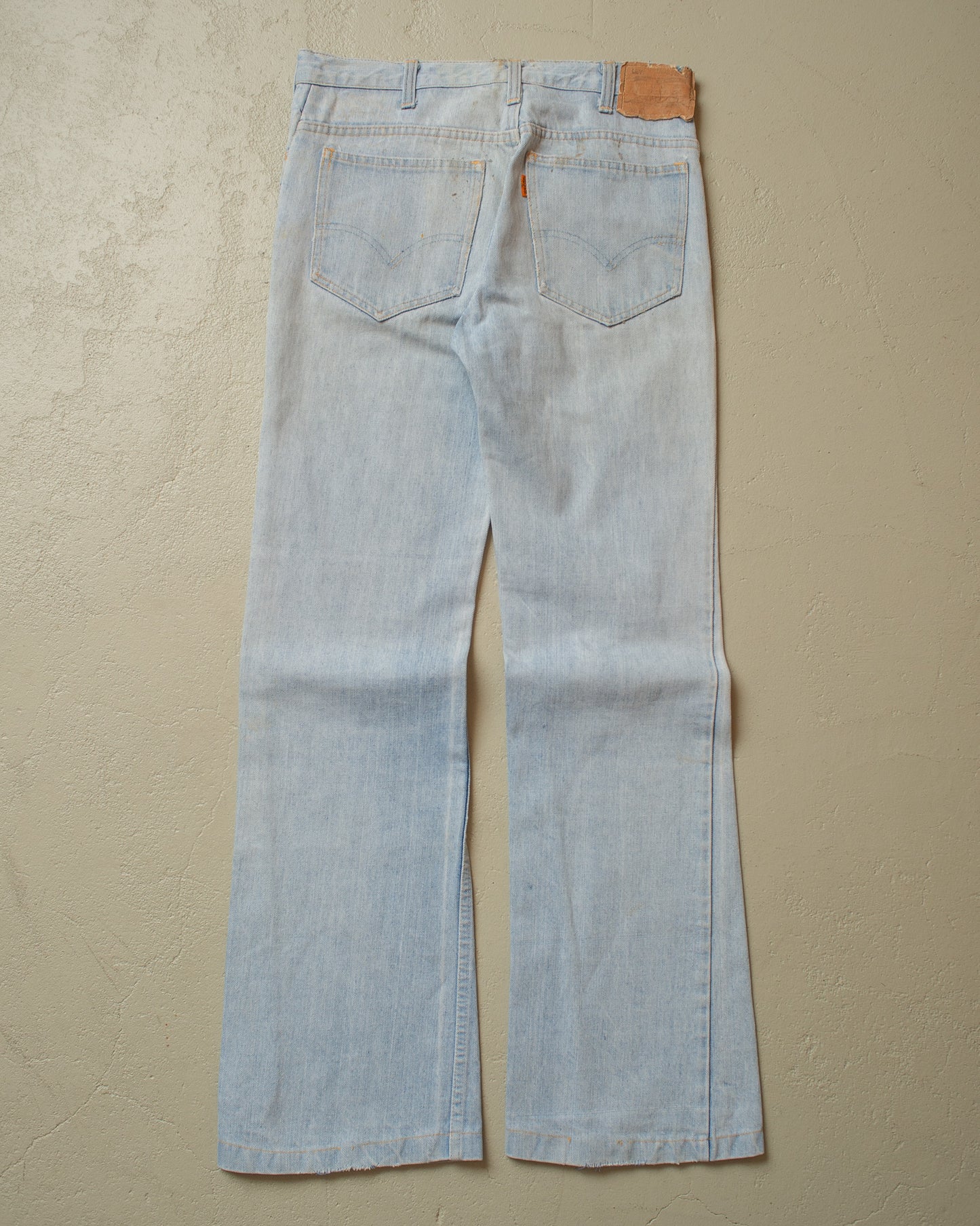 1970s Levi´s Big E Orange Tab Flared Jeans blue - W32 L32