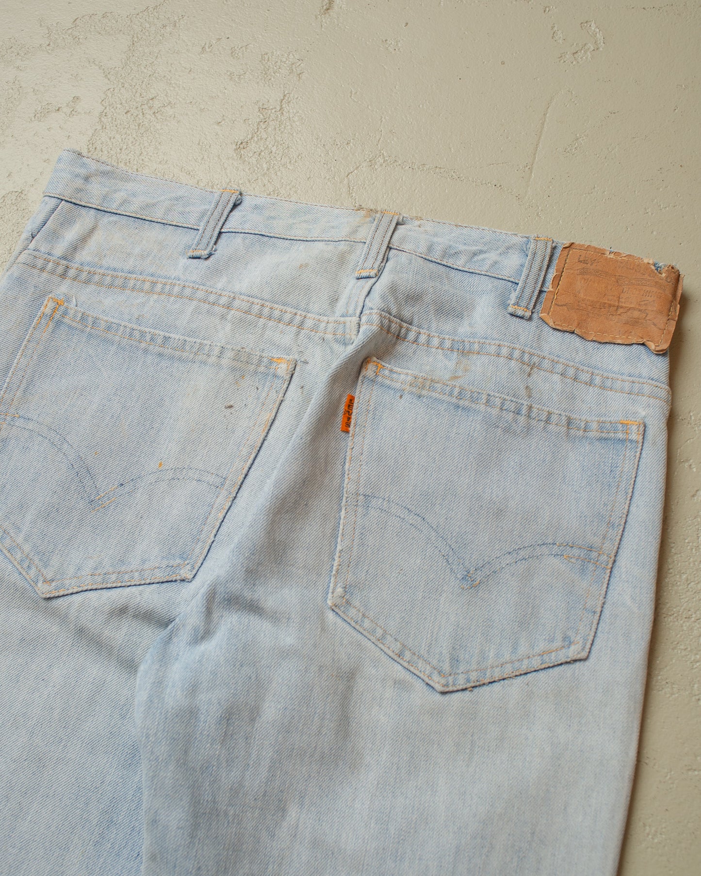 1970s Levi´s Big E Orange Tab Flared Jeans blue - W32 L32