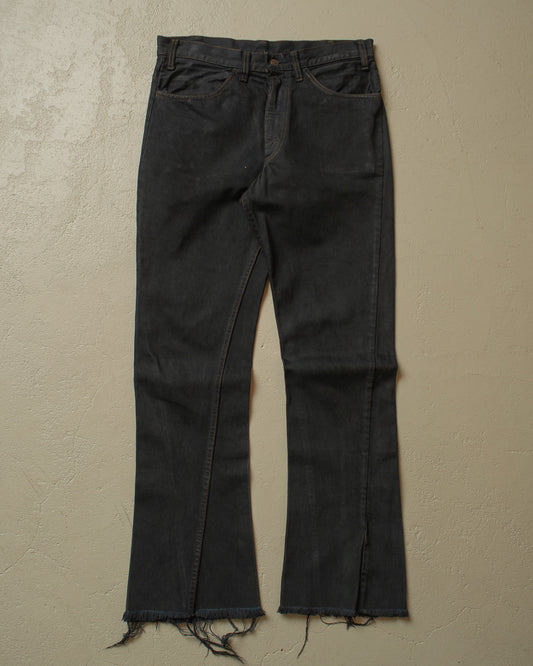 1960s/70s Levi´s Big E Flared Jeans black - W32 L31