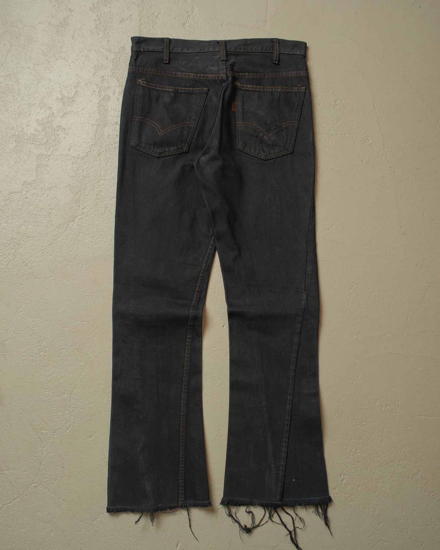 1960s/70s Levi´s Big E Flared Jeans black - W32 L31