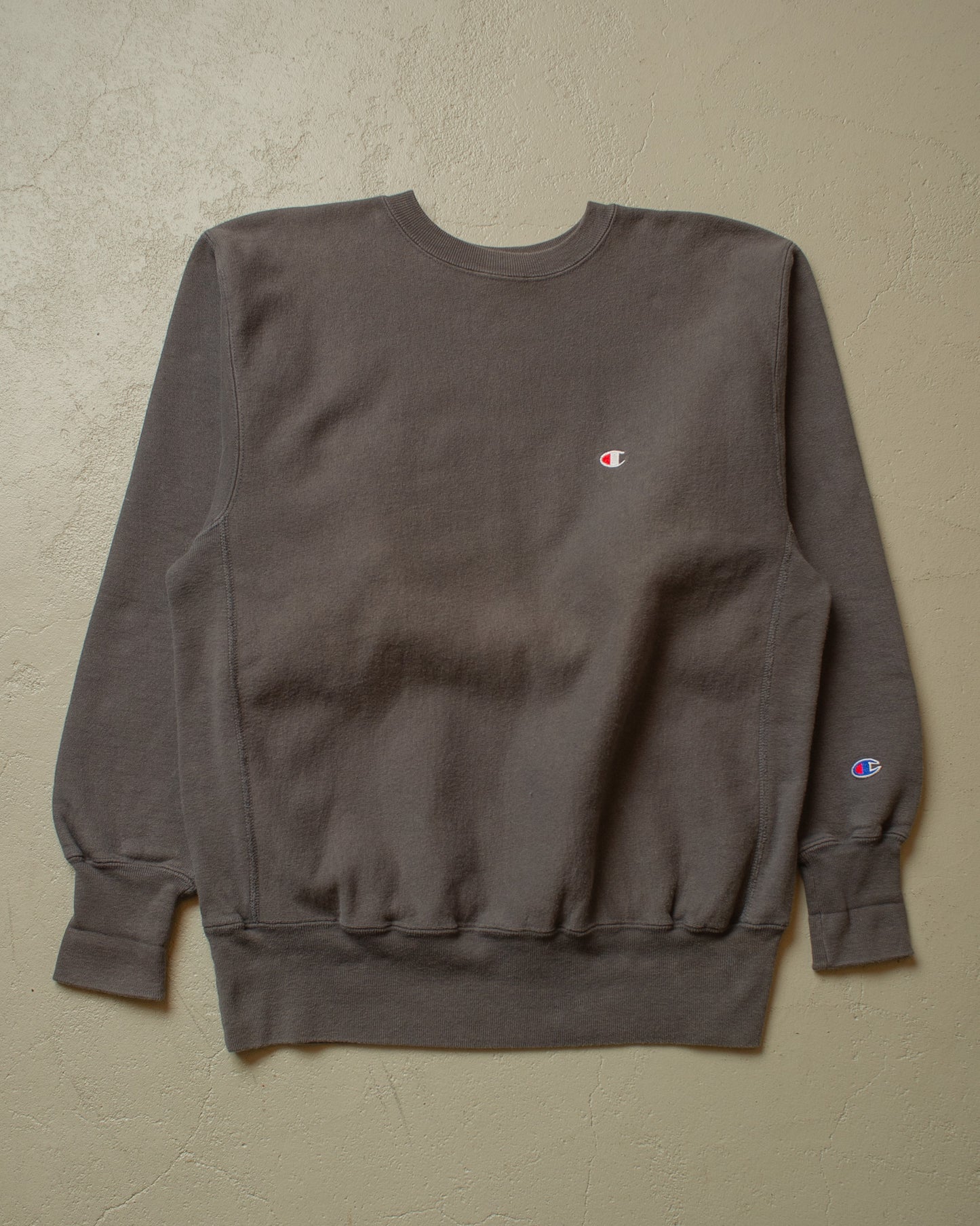 1990s Champion Logo Reverse Weave Sweatshirt grey - XL