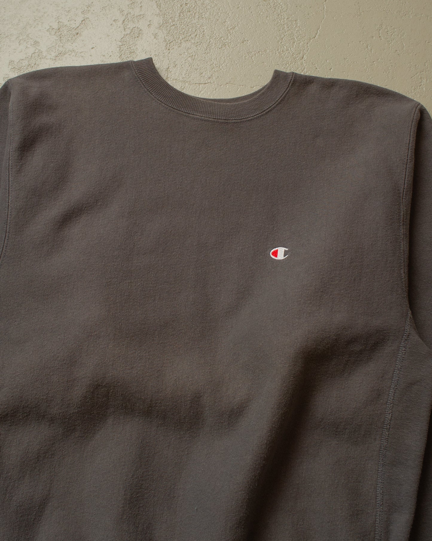 1990s Champion Logo Reverse Weave Sweatshirt grey - XL