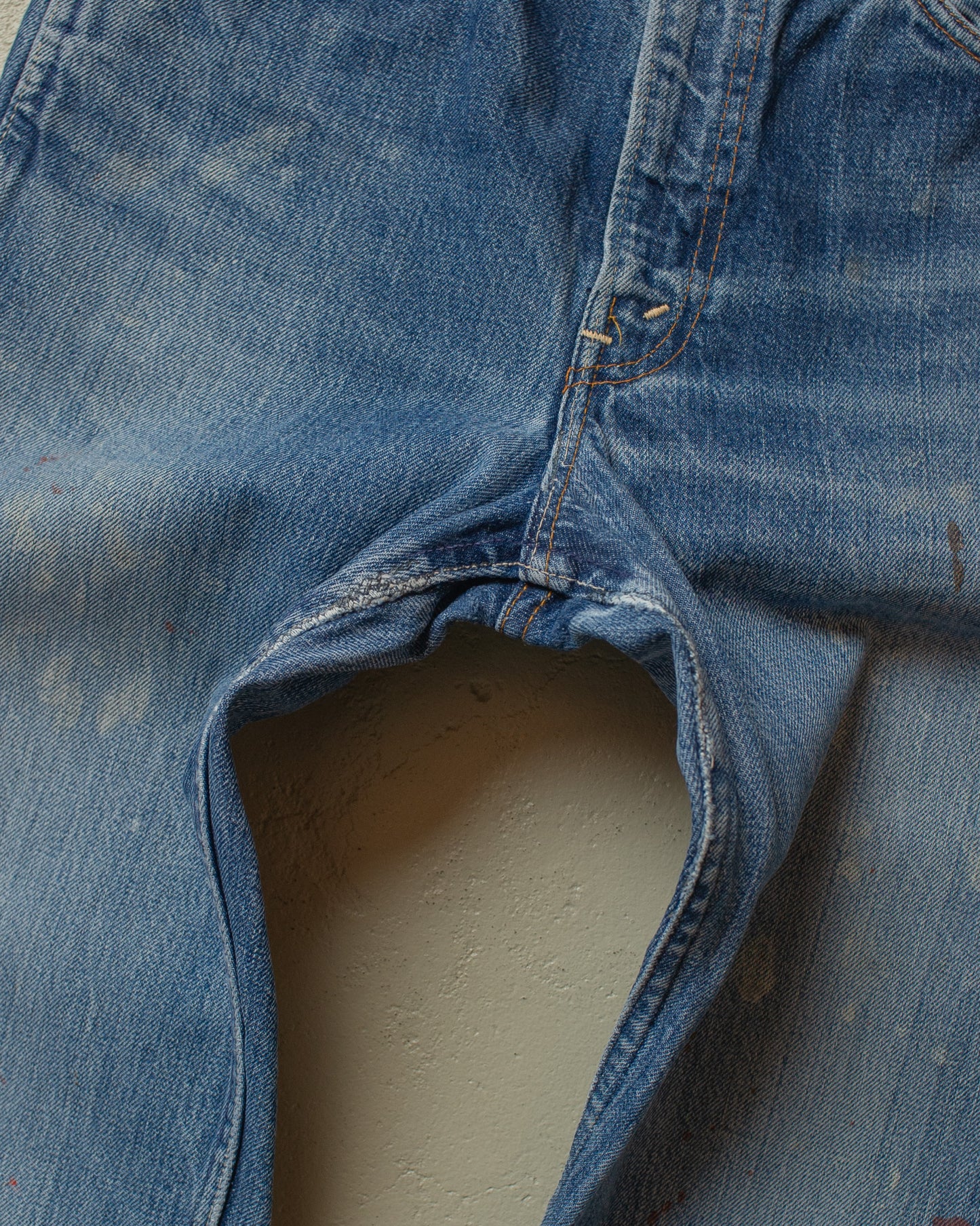 1960s/70s Levi´s Big E Orange Tab Flared Jeans blue - W30 L30