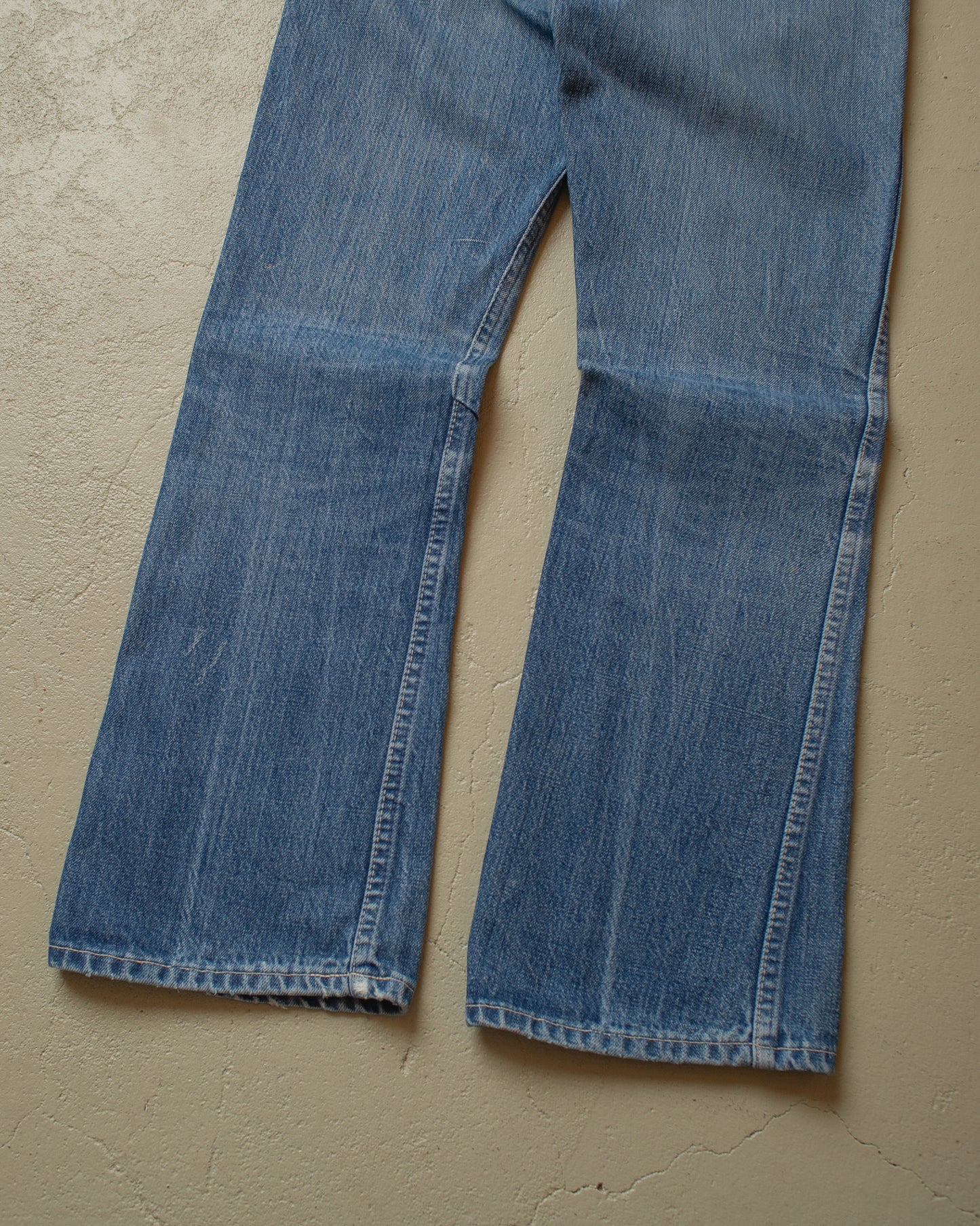 1960s/70s Levi´s Big E Orange Tab Flared Jeans blue - W30 L30