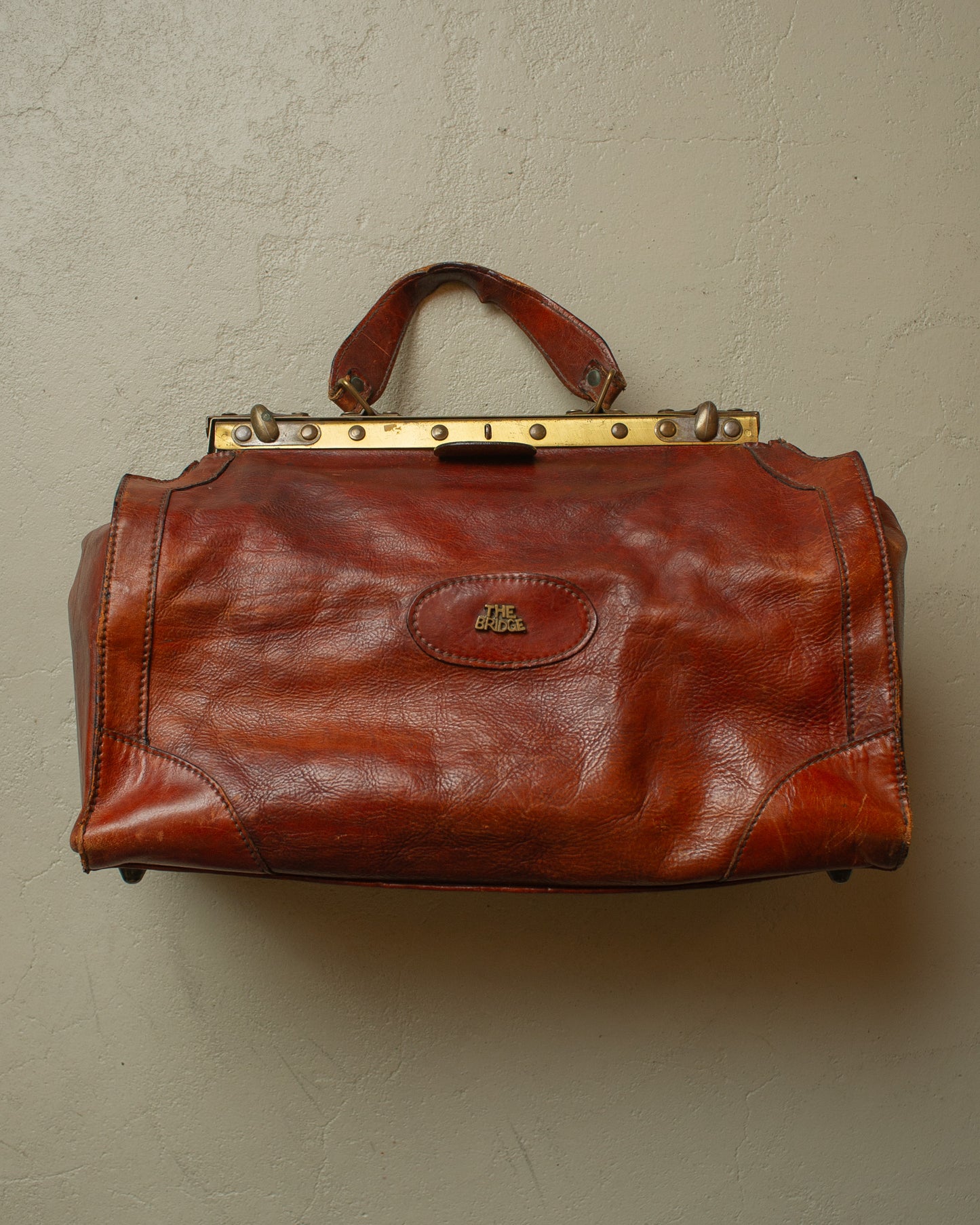 1970s/80s The Bridge Leather Duffle brown