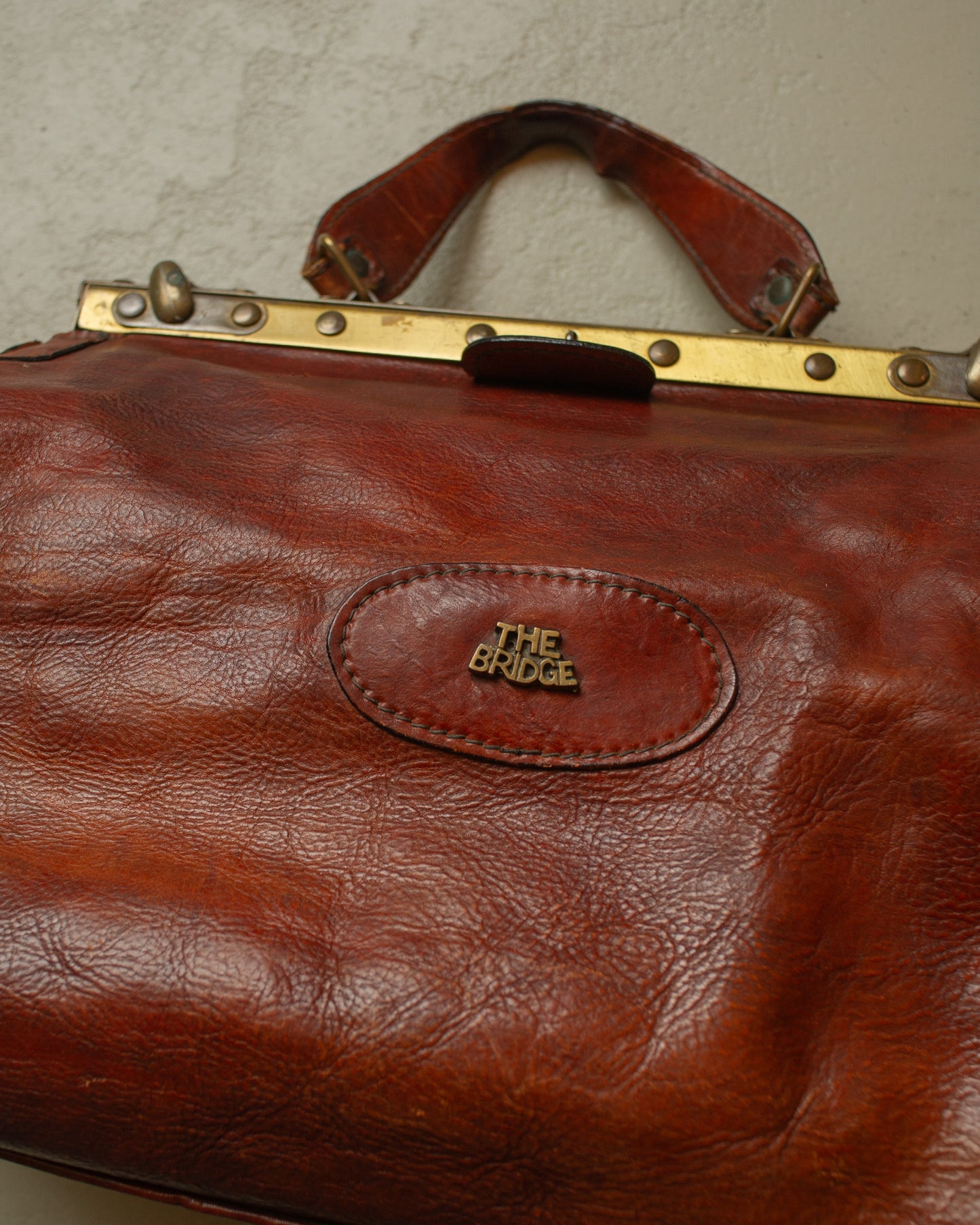 1970s/80s The Bridge Leather Duffle brown