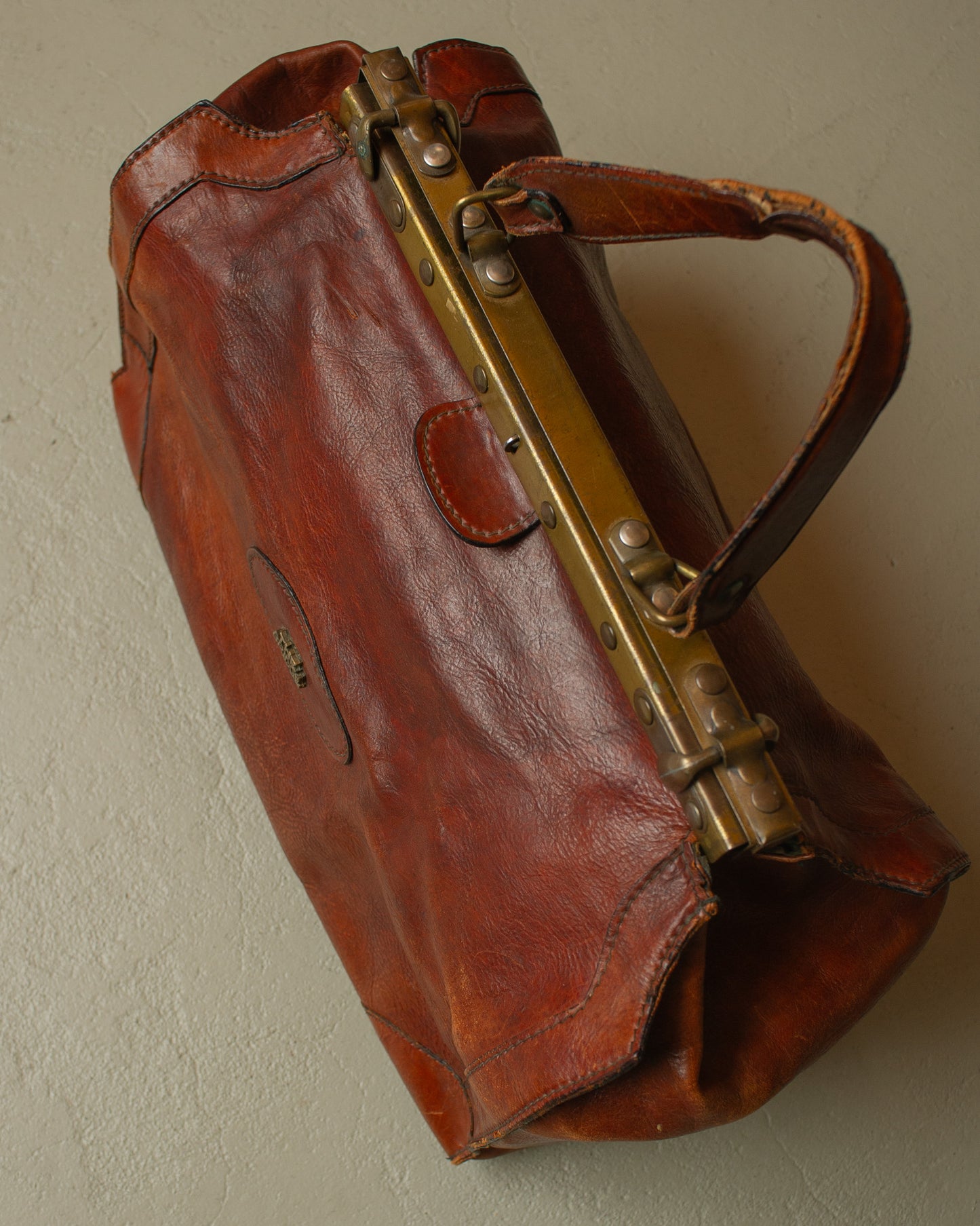 1970s/80s The Bridge Leather Duffle brown
