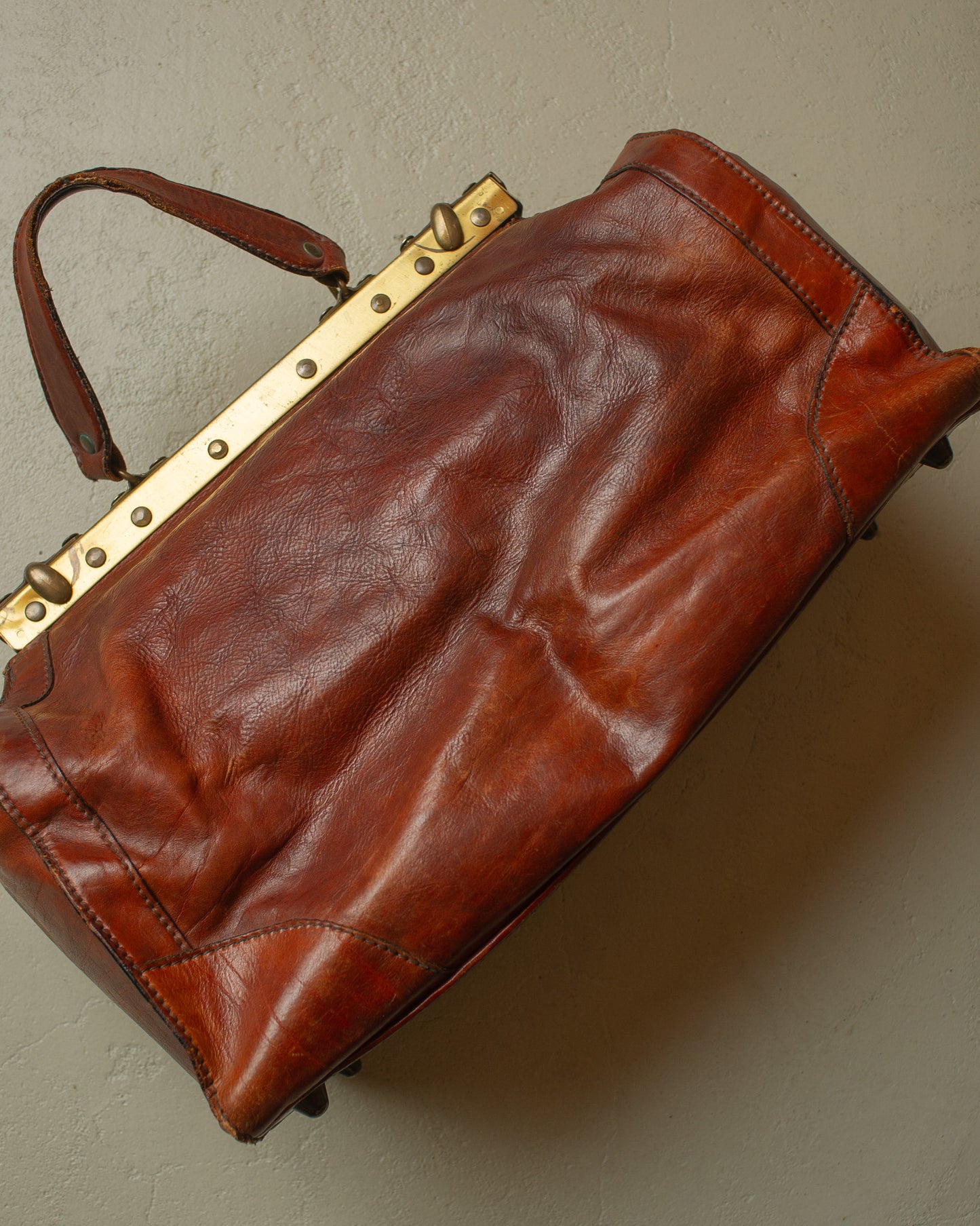 1970s/80s The Bridge Leather Duffle brown