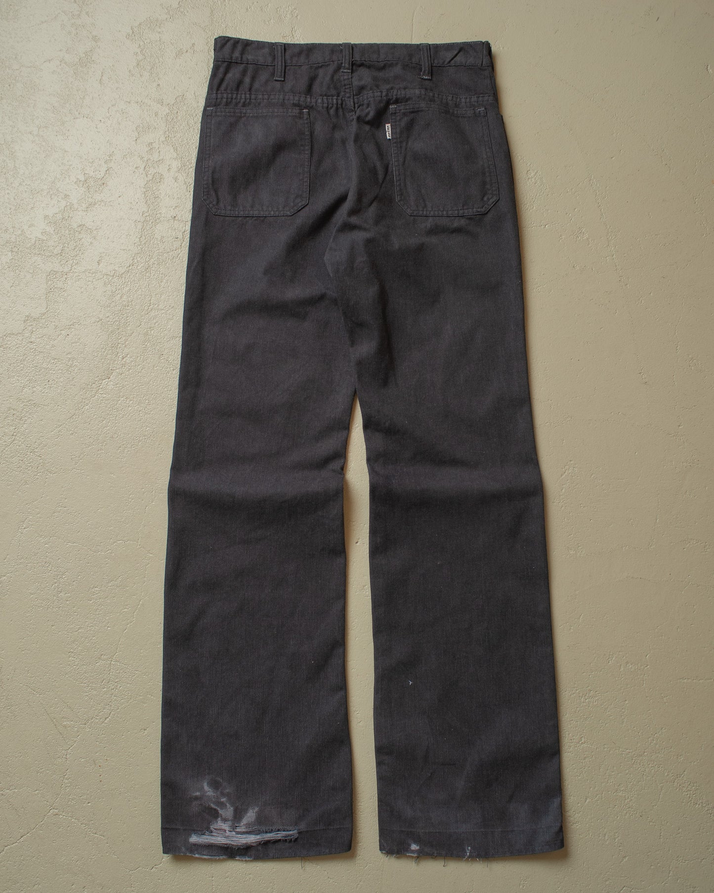 1960s/70s Levi´s Big E Overdyed Flared Pants black - W31 L33