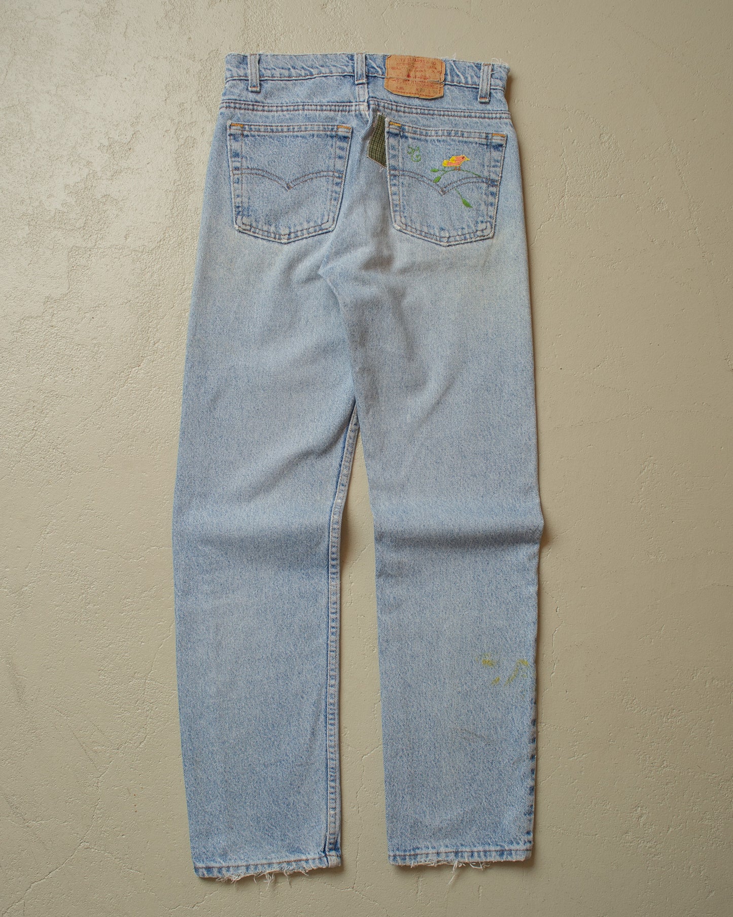 1991 Levi´s 501 Hand Embroidered Jeans blue - W29 L30