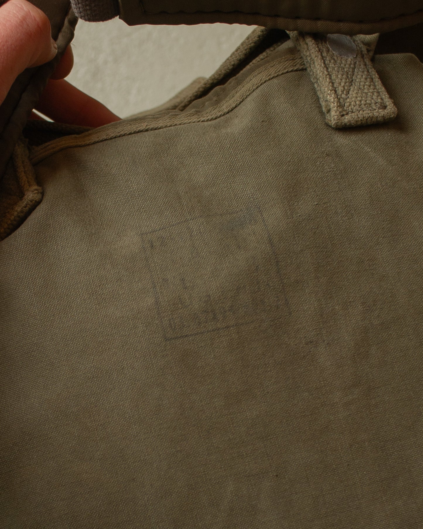 1960s Bundeswehr Army Canvas Backpack khaki