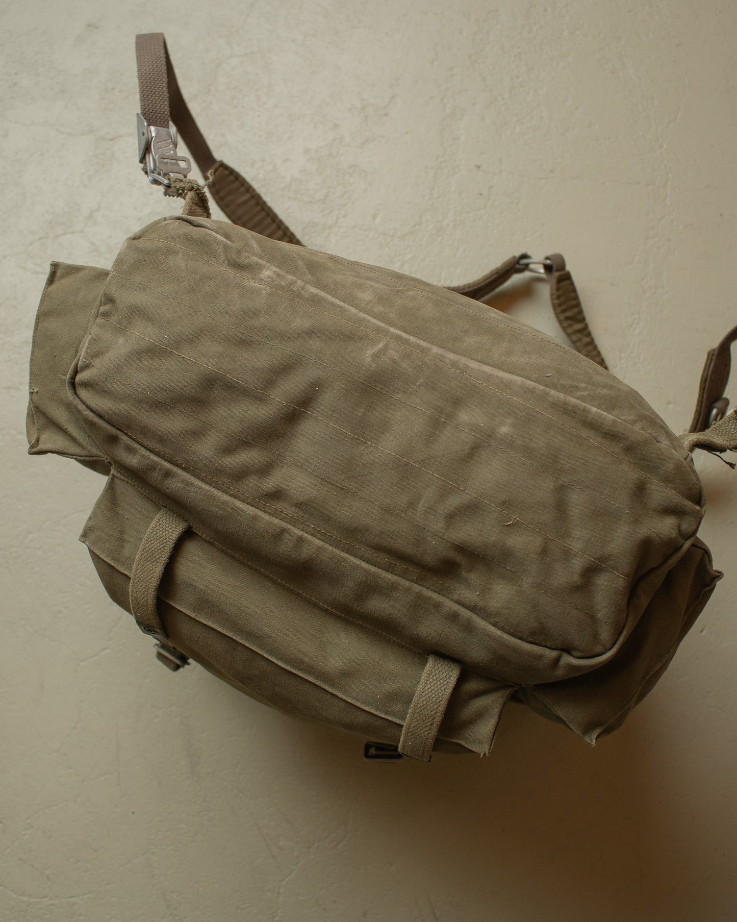 1960s Bundeswehr Army Canvas Backpack khaki