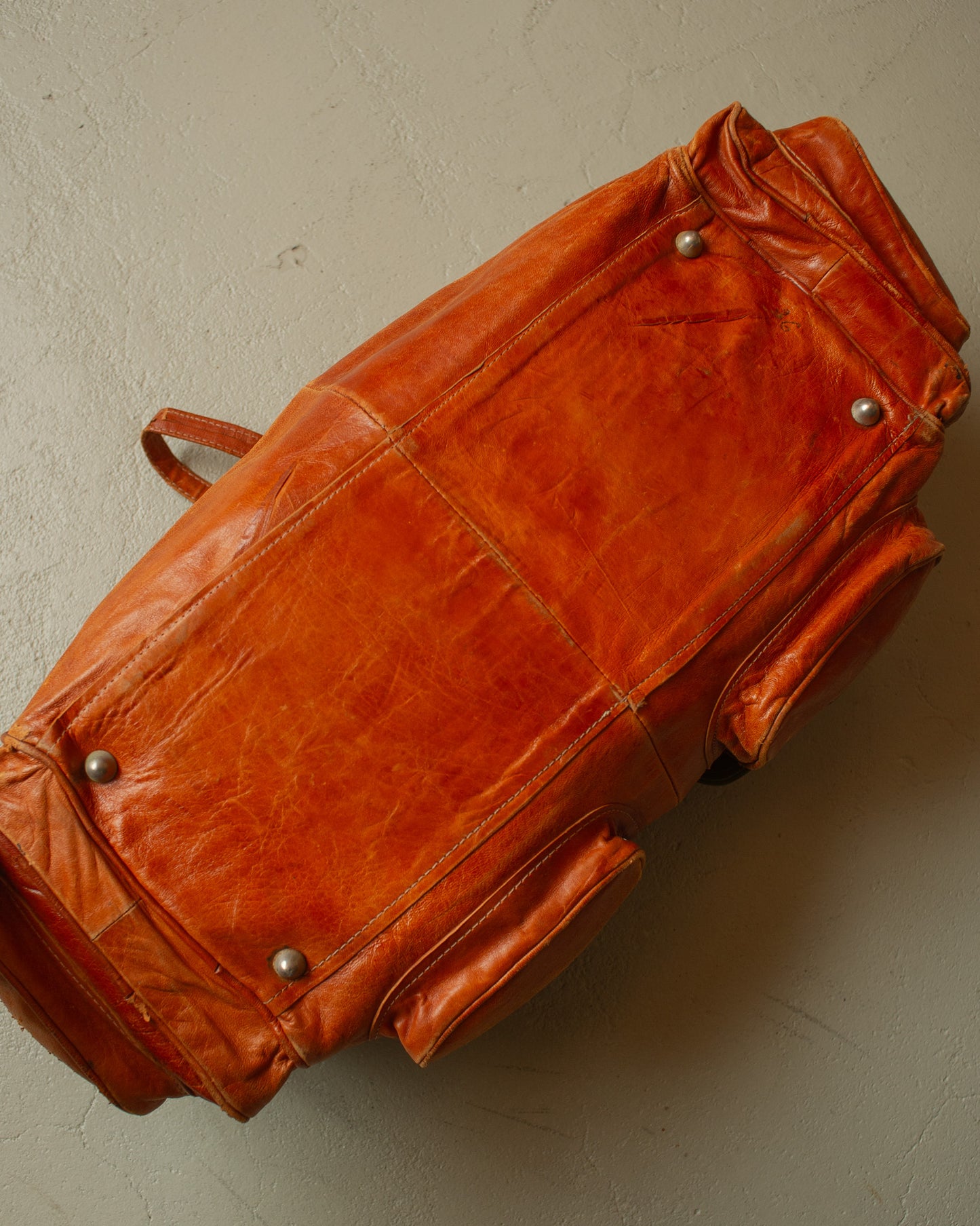 1970s/80s Leather Weekender Bag brown