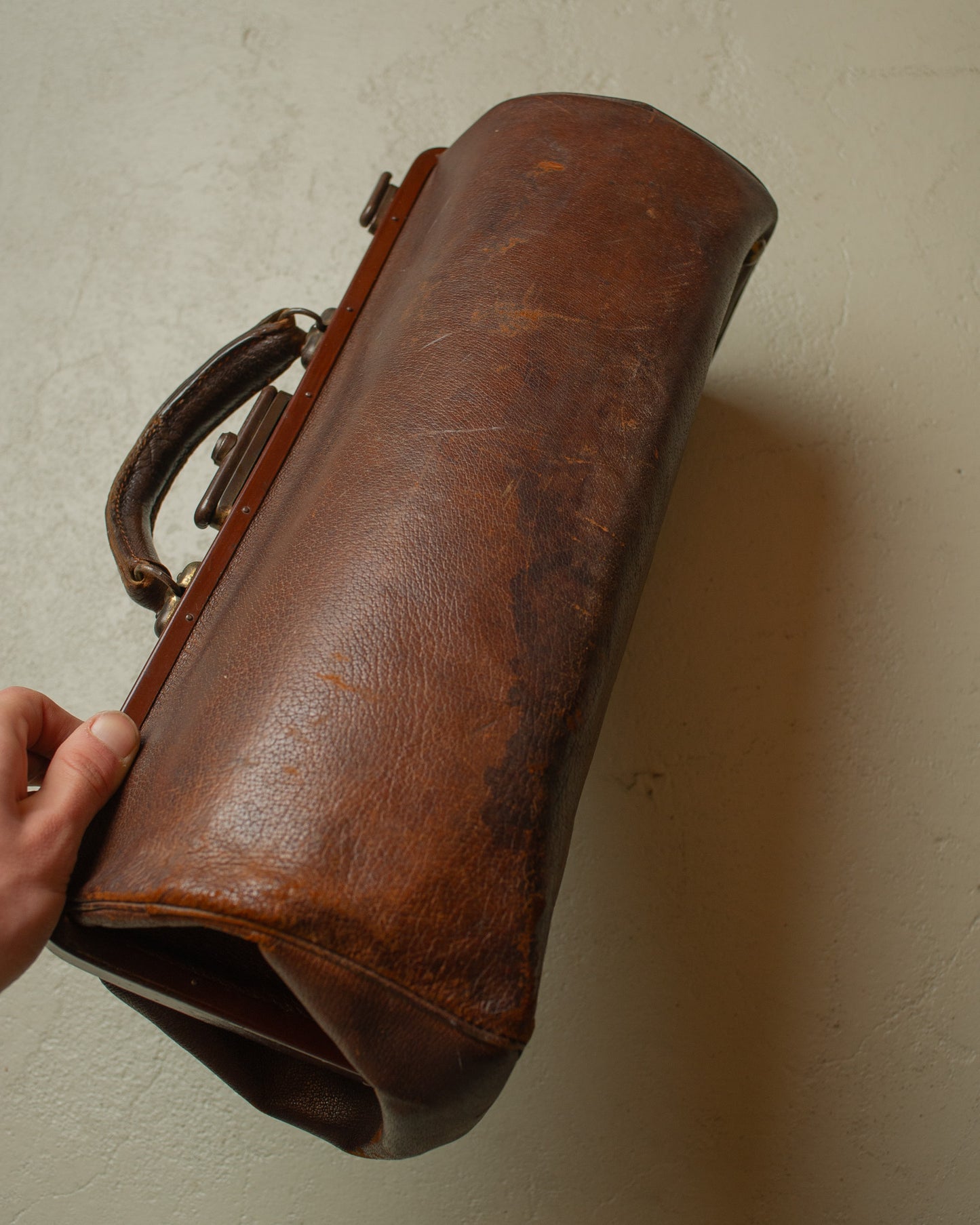 1920s/30s Leather Travel Bag brown