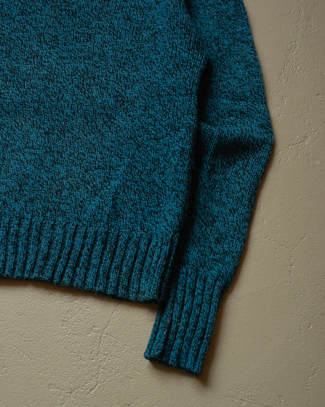 90s Woolrich Pattern Knit Sweater blue/black - M