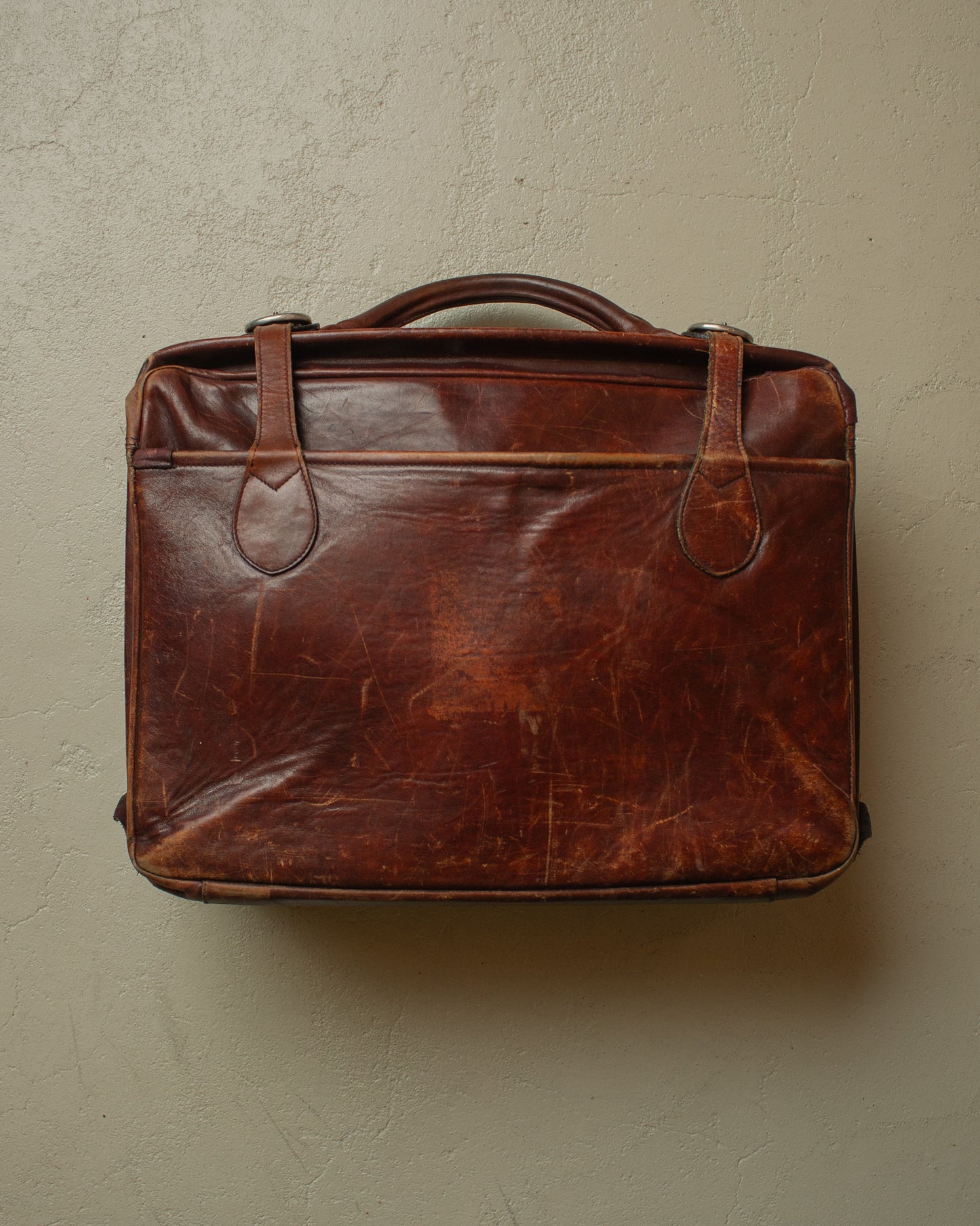 1960s/70s Etienne Aigner Leather Weekender burgundy