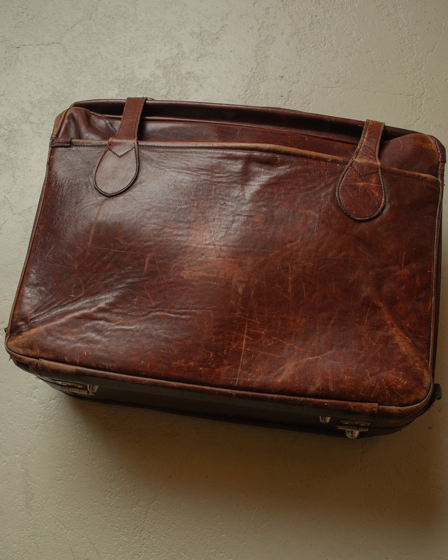 1960s/70s Etienne Aigner Leather Weekender burgundy