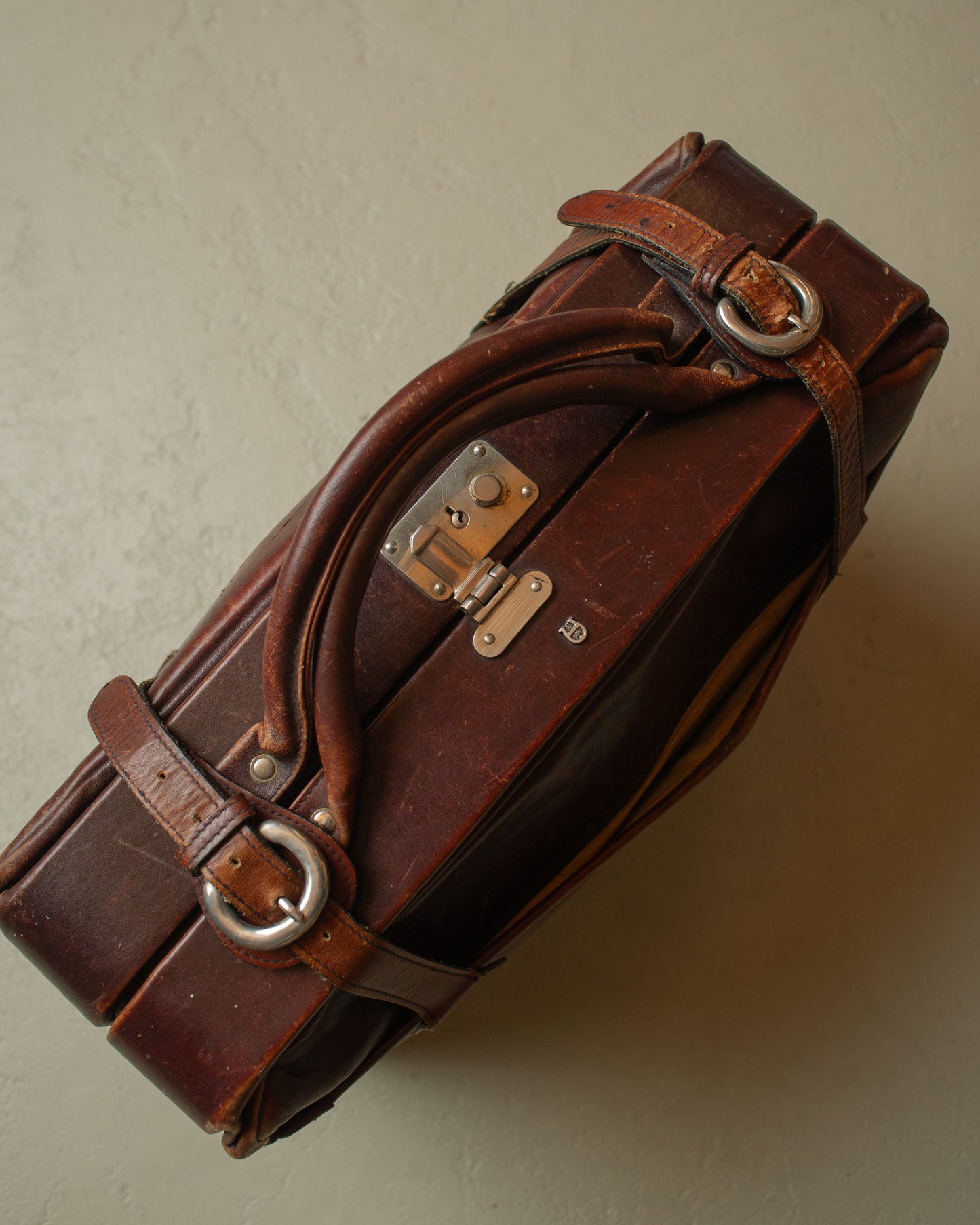 1960s/70s Etienne Aigner Leather Weekender burgundy
