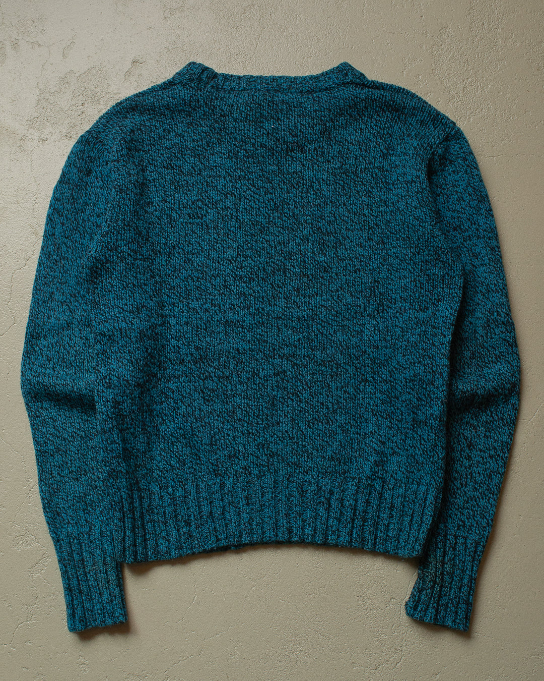 90s Woolrich Pattern Knit Sweater blue/black - M