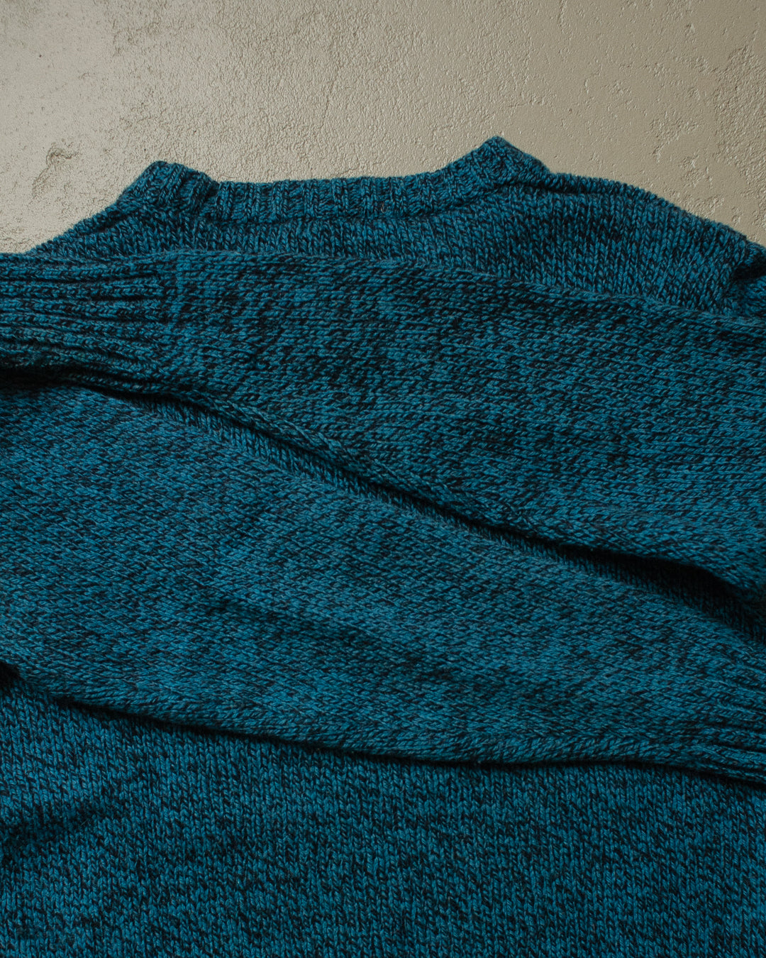 90s Woolrich Pattern Knit Sweater blue/black - M