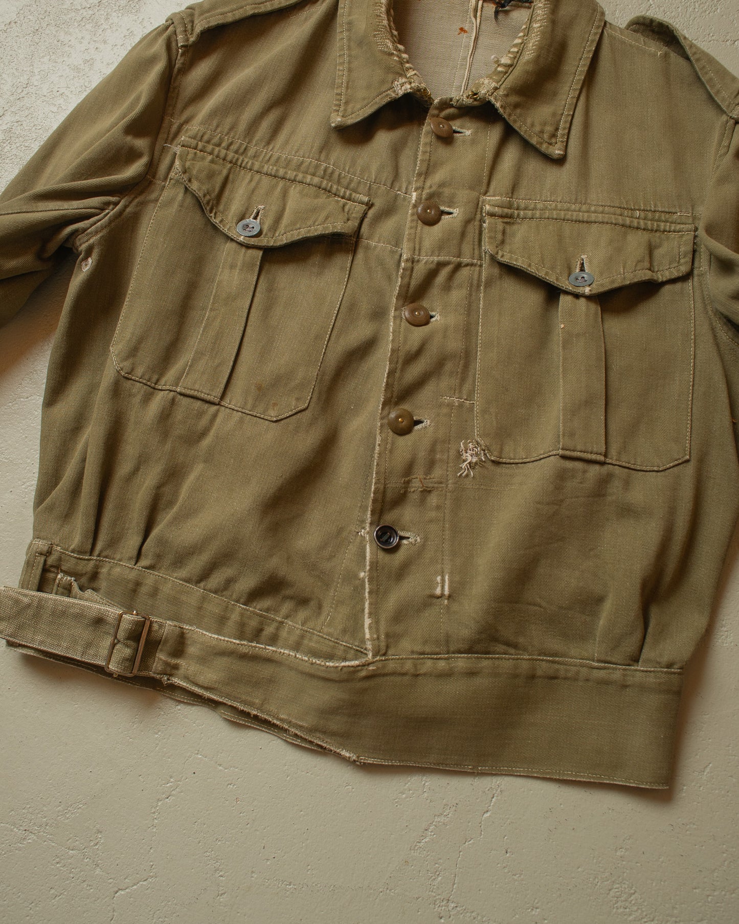 1942 repaired British Battledress khaki - S/M