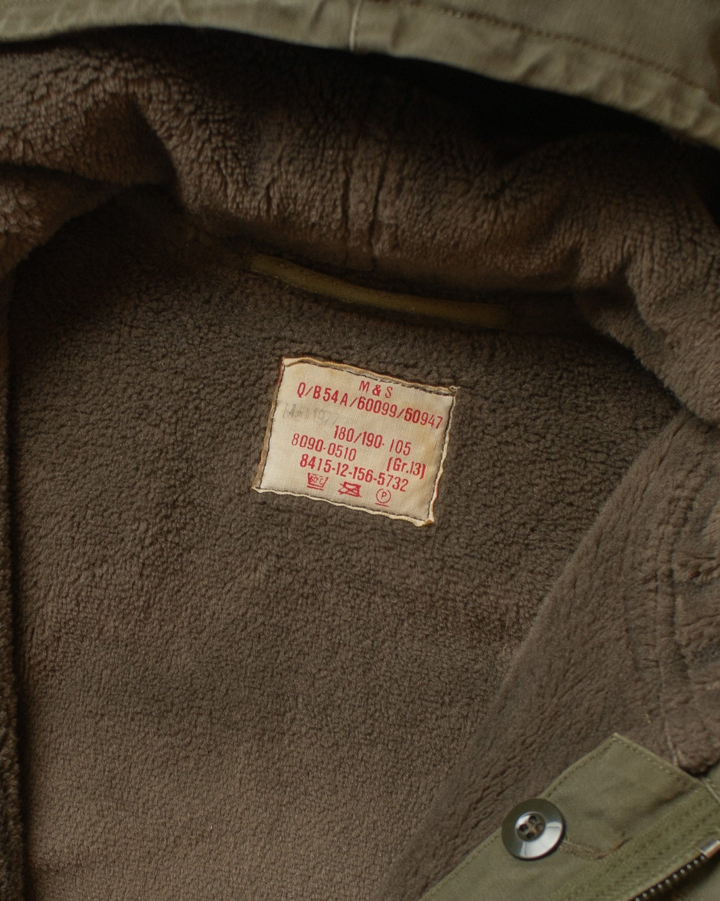 1977 Bundeswehr Parka khaki - L/XL