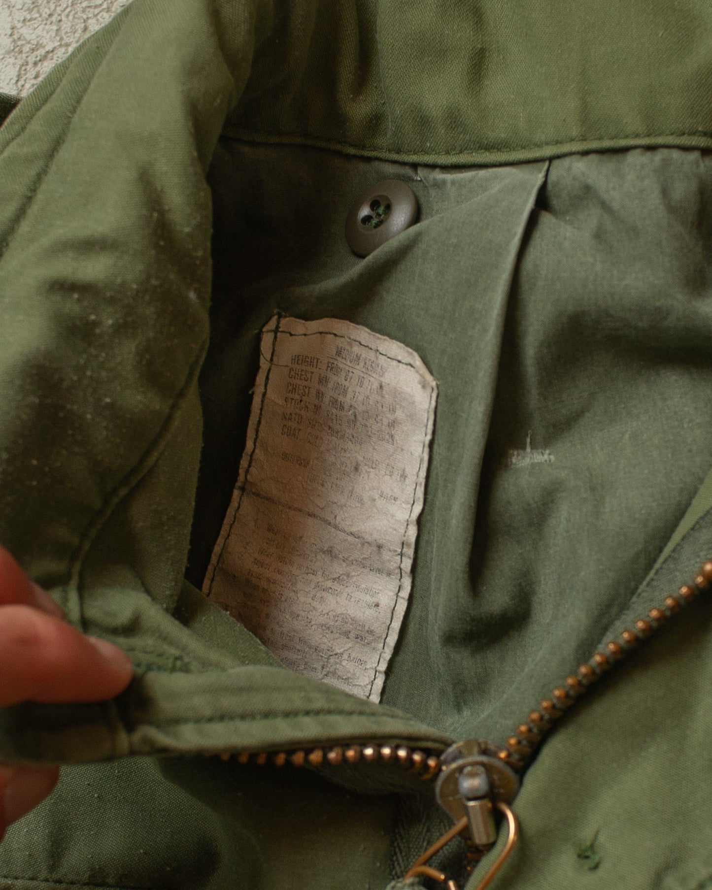1970s US Army M65 Jacket khaki - M
