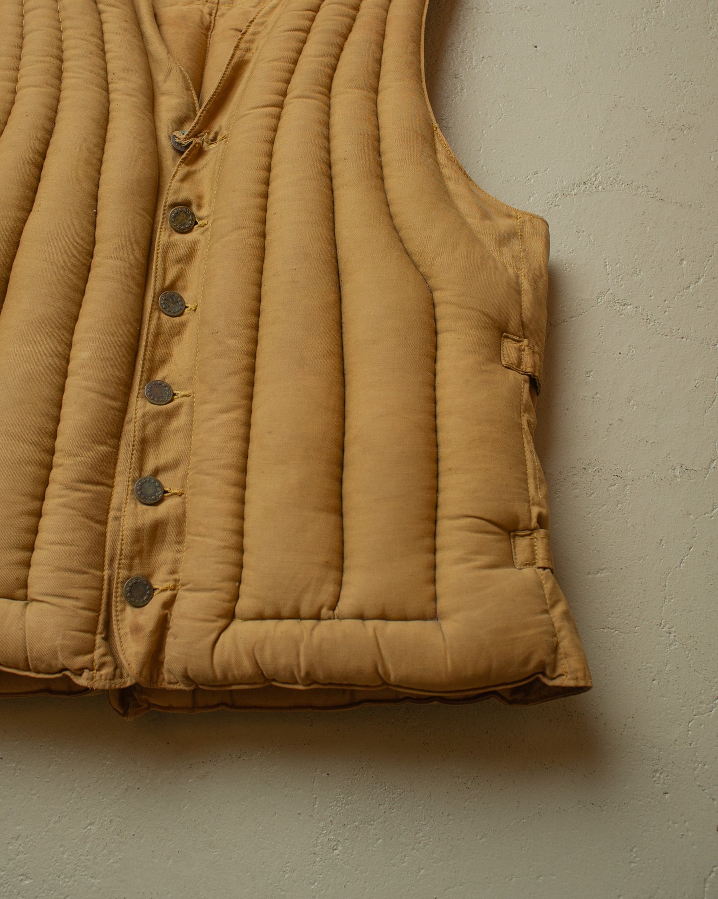 1930s/40s Miller Kapok US Army Life Save Vest beige - S/M