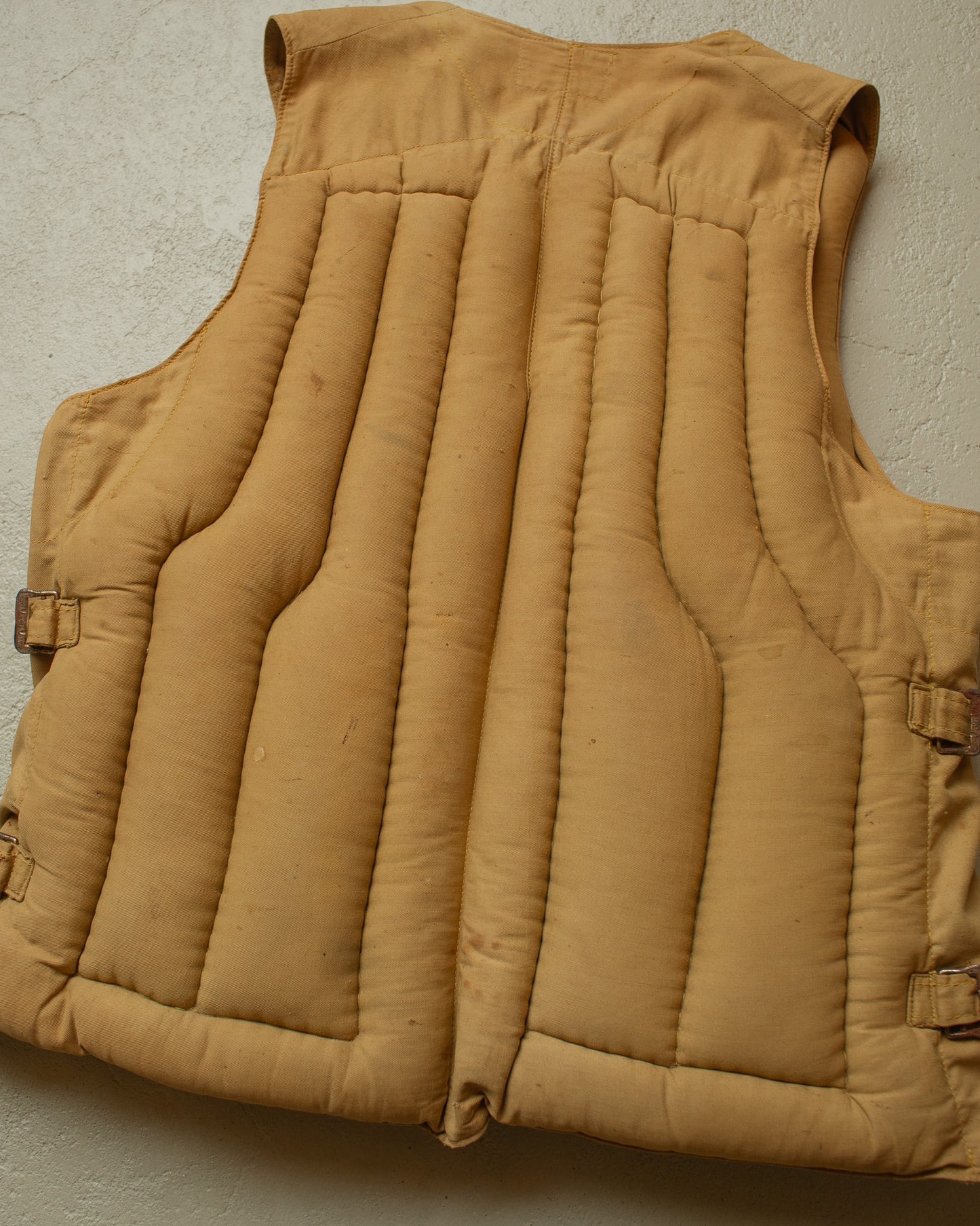 1930s/40s Miller Kapok US Army Life Save Vest beige - S/M