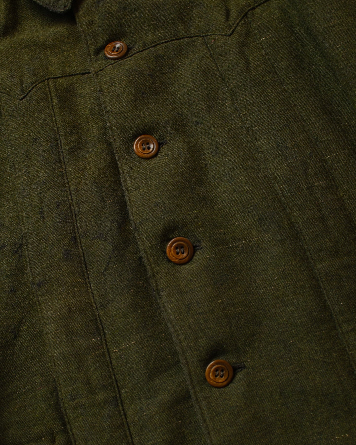 1930s Loden Wool Jacket green - S
