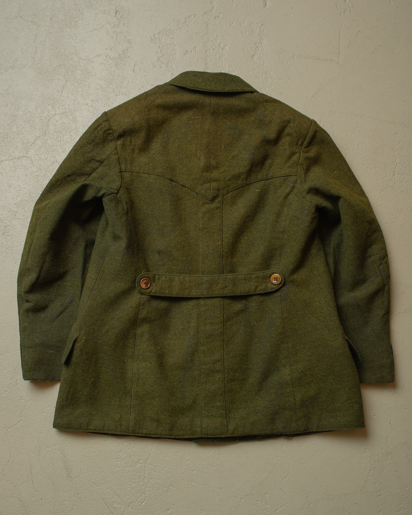 1930s Loden Wool Jacket green - S