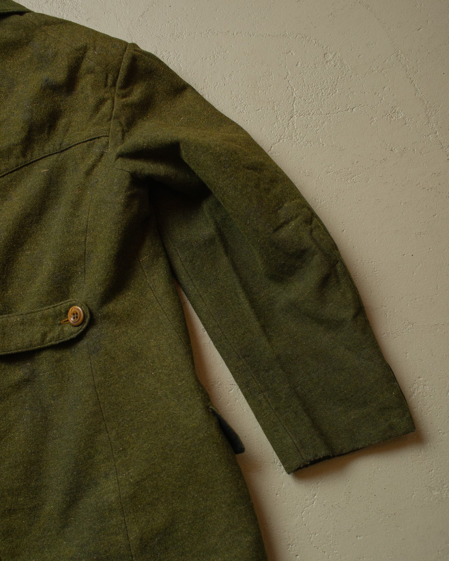 1930s Loden Wool Jacket green - S