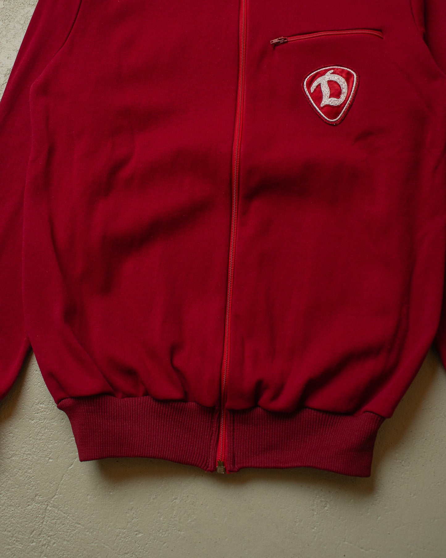 1970s/80s SC Dynamo Berlin East German NVA Tracksuit burgundy - M