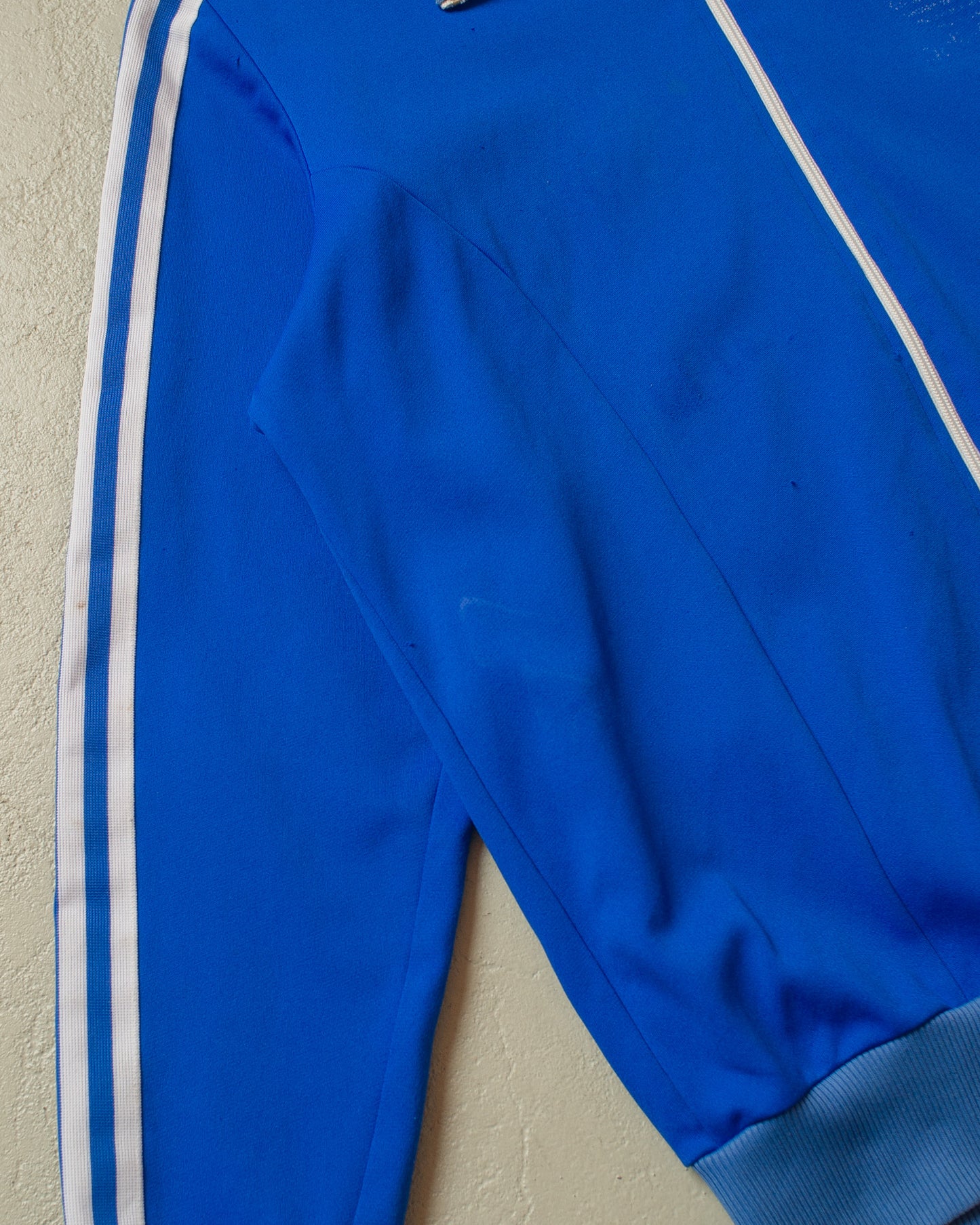 1980s Adidas Two Tone Track Jacket blue - L