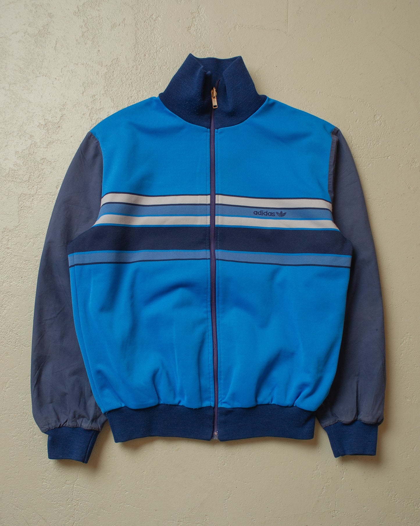 1980s Adidas 2in1 Track jacket blue - M/L