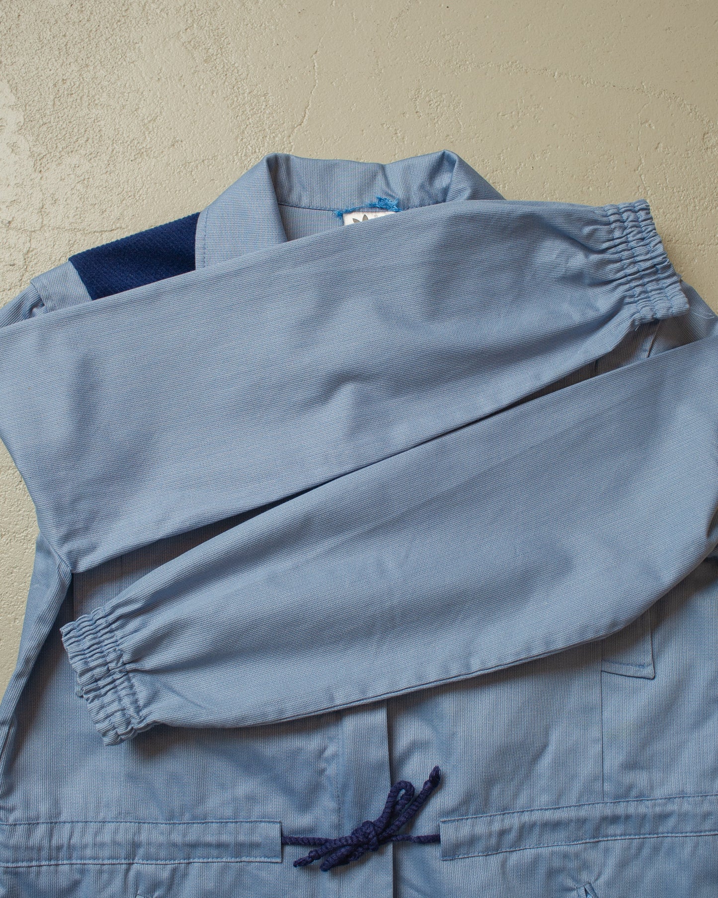 1980s Women´s Adidas Two Tone Jacket blue - M/L