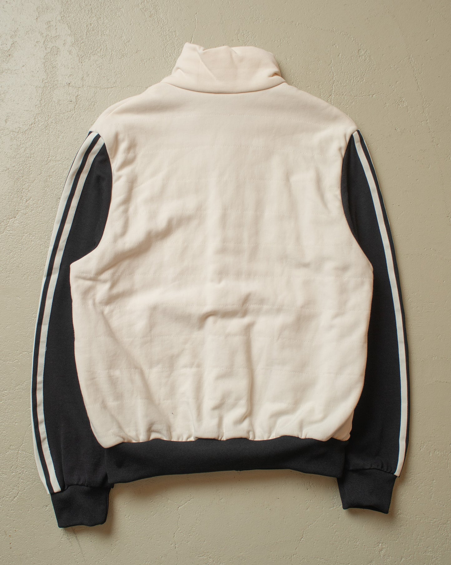 1980s Adidas lined Track Jacket black/white - M/L