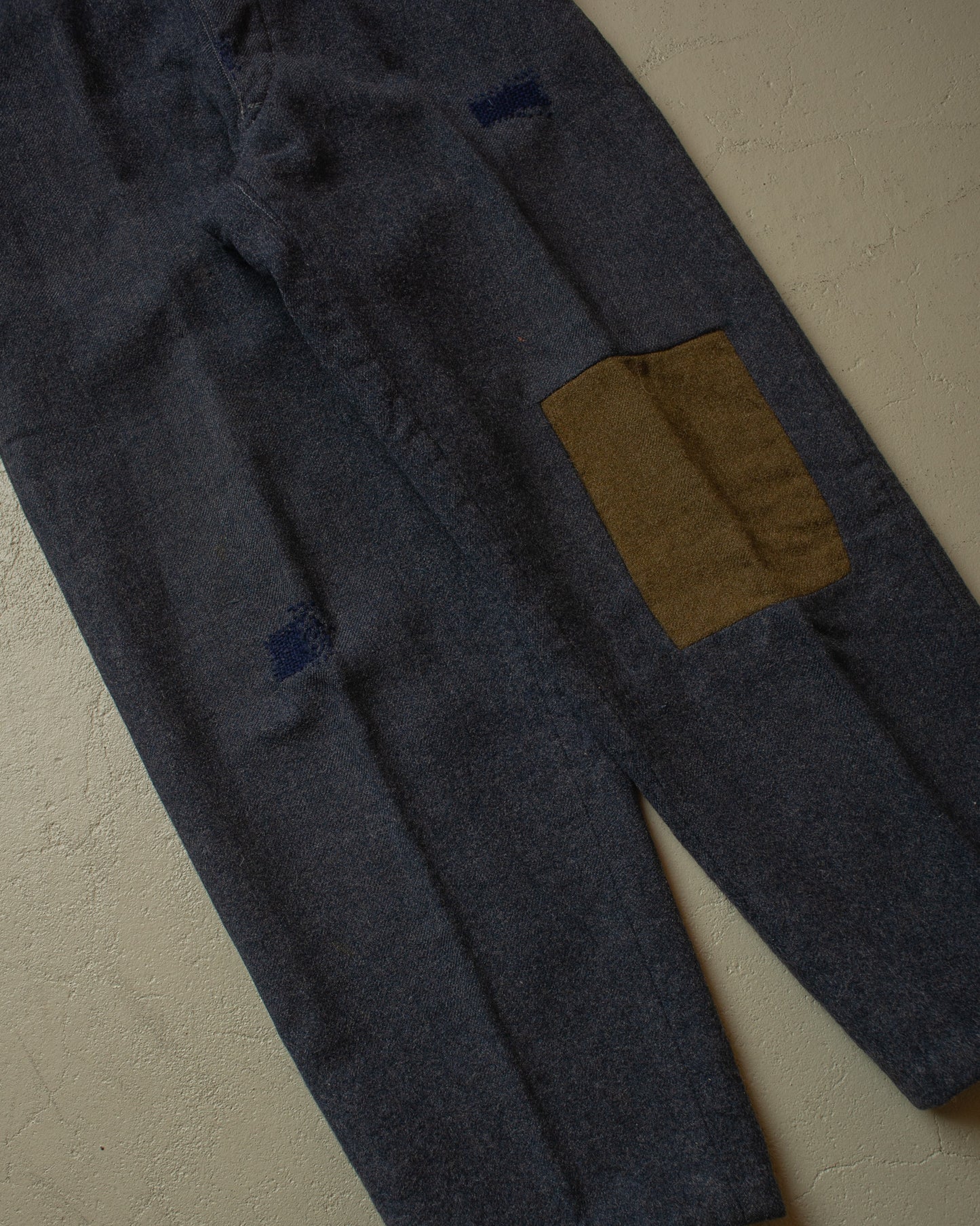1963 repaired Belgian Army Wool Field Pants grey - W30 L29