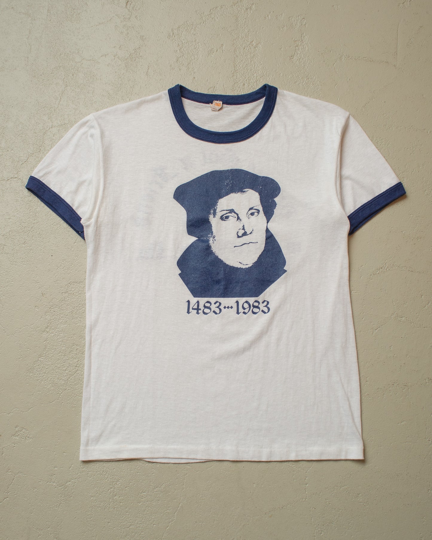 1983 Martin Luther Ringer T-shirt white - M