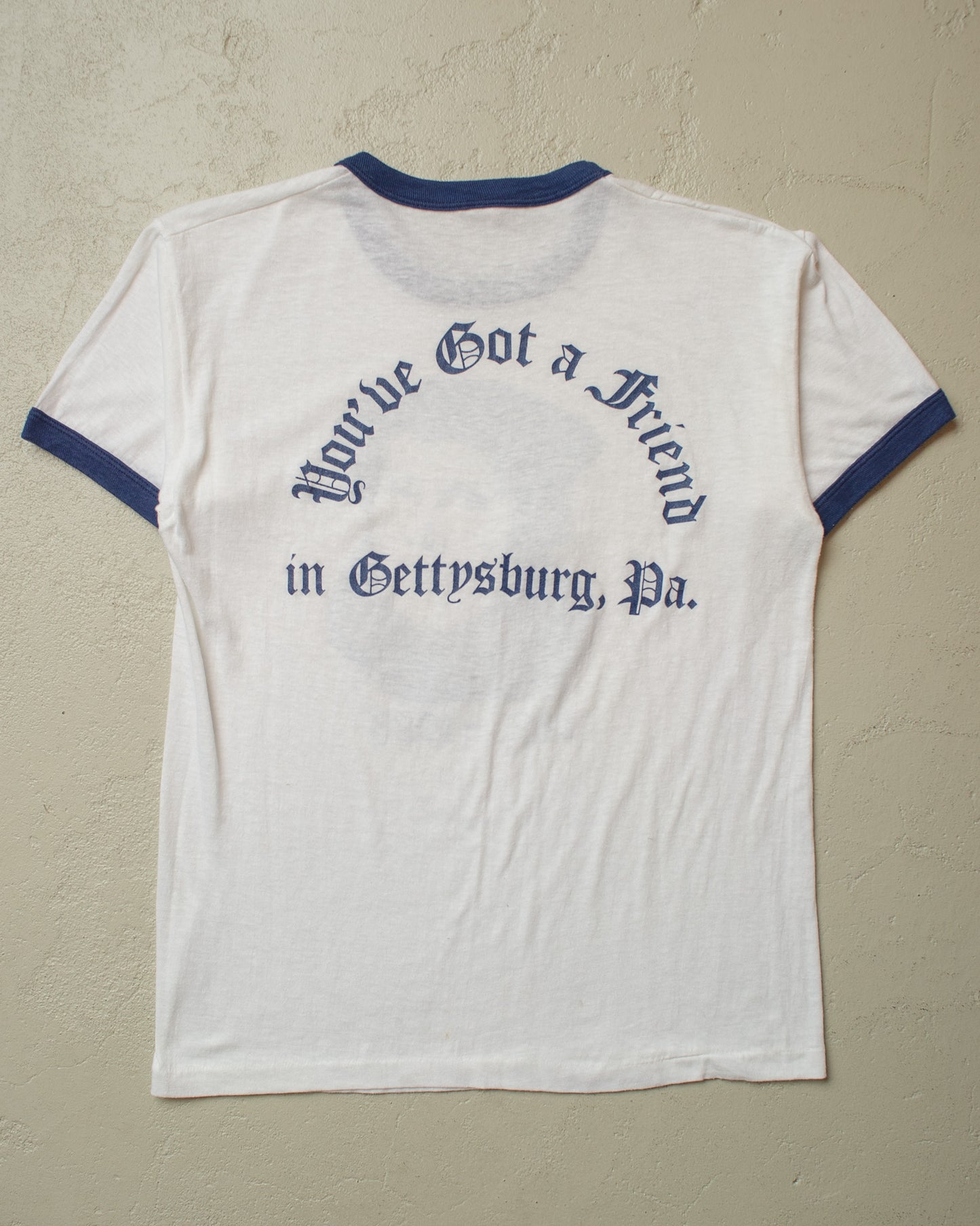 1983 Martin Luther Ringer T-shirt white - M