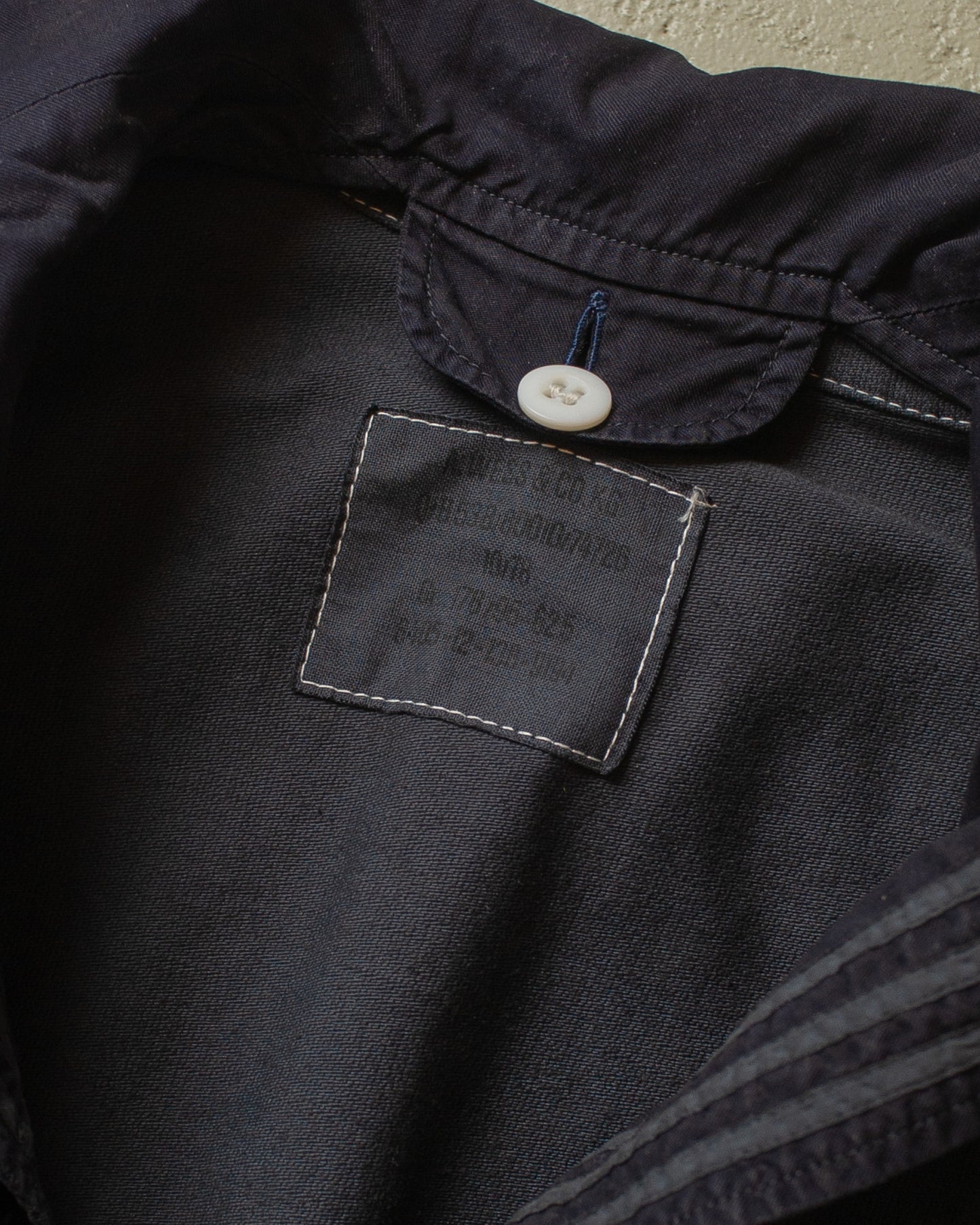1978 German Navy Overdyed Pullover Shirt black - M