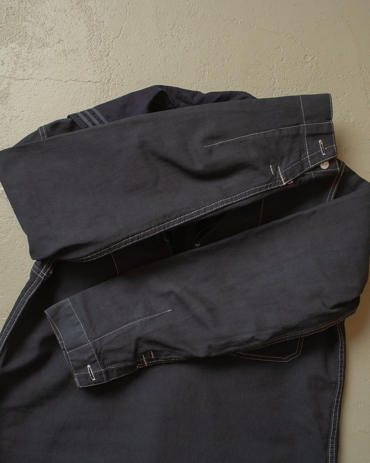 1978 German Navy Overdyed Pullover Shirt black - M