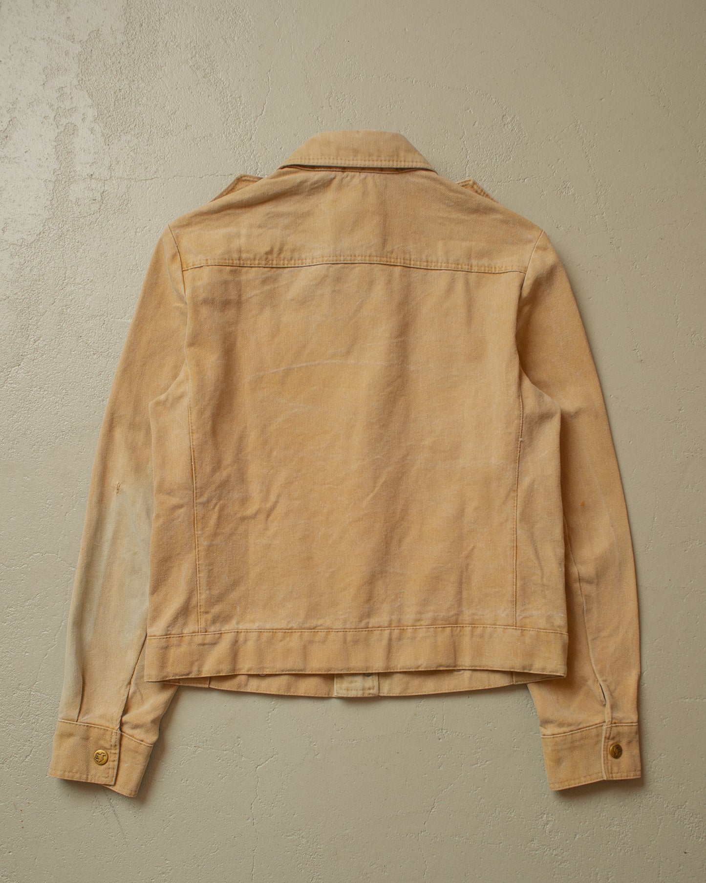 1980s Camel fourman Canvas Workwear Jacket beige - M