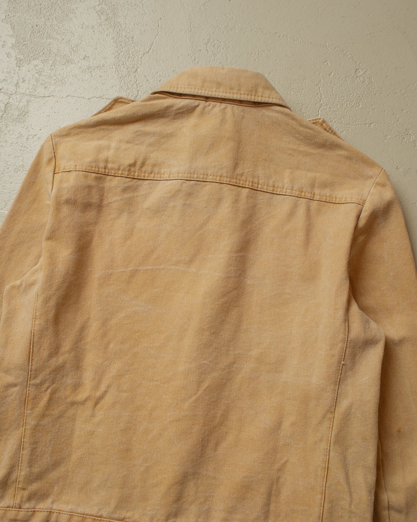 1980s Camel fourman Canvas Workwear Jacket beige - M