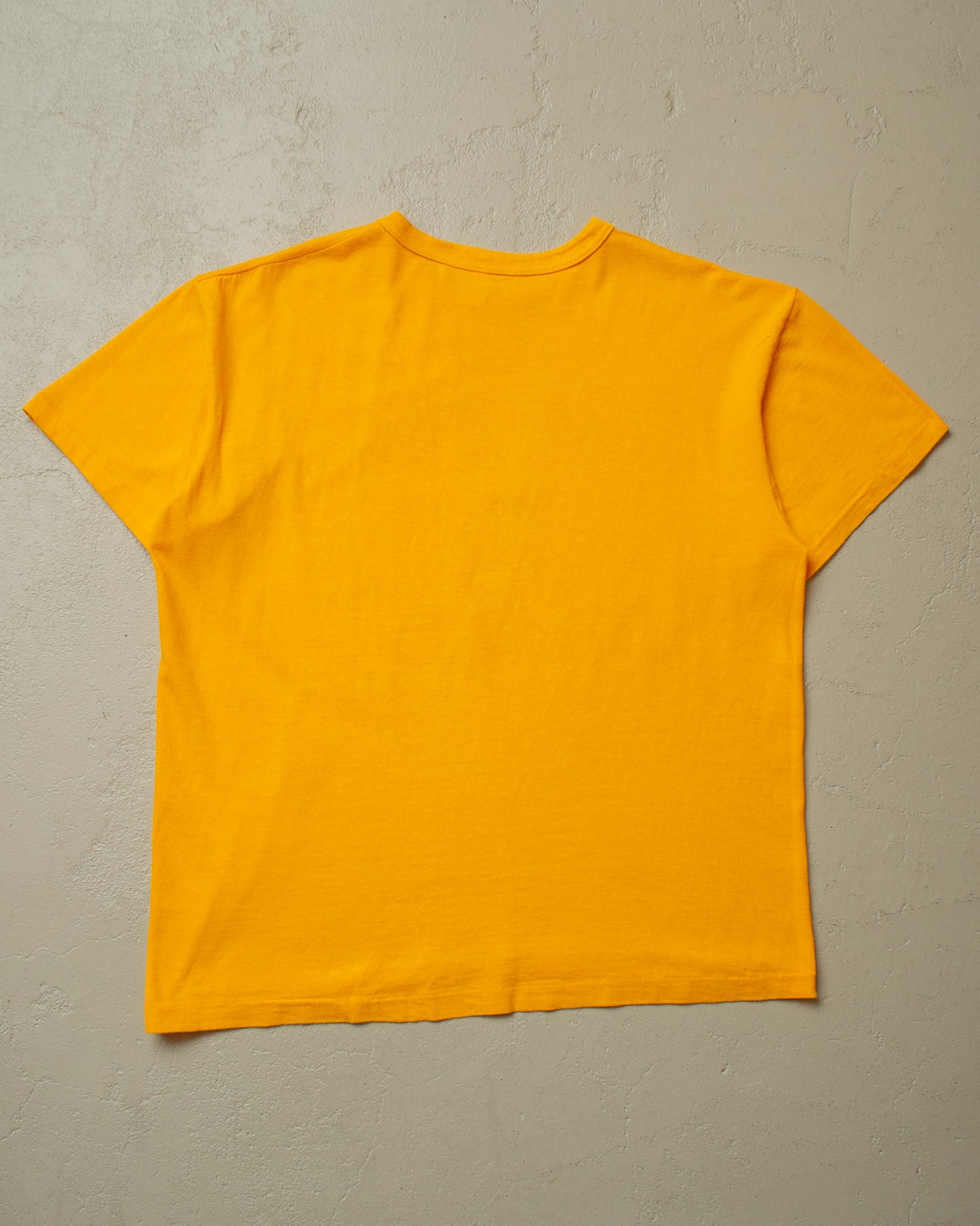 1980s Fire Department Tromptown Run T-shirt yellow - L