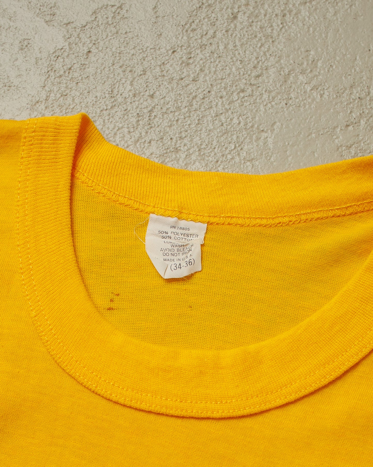 1980s "Lithuanians" T-shirt yellow - S