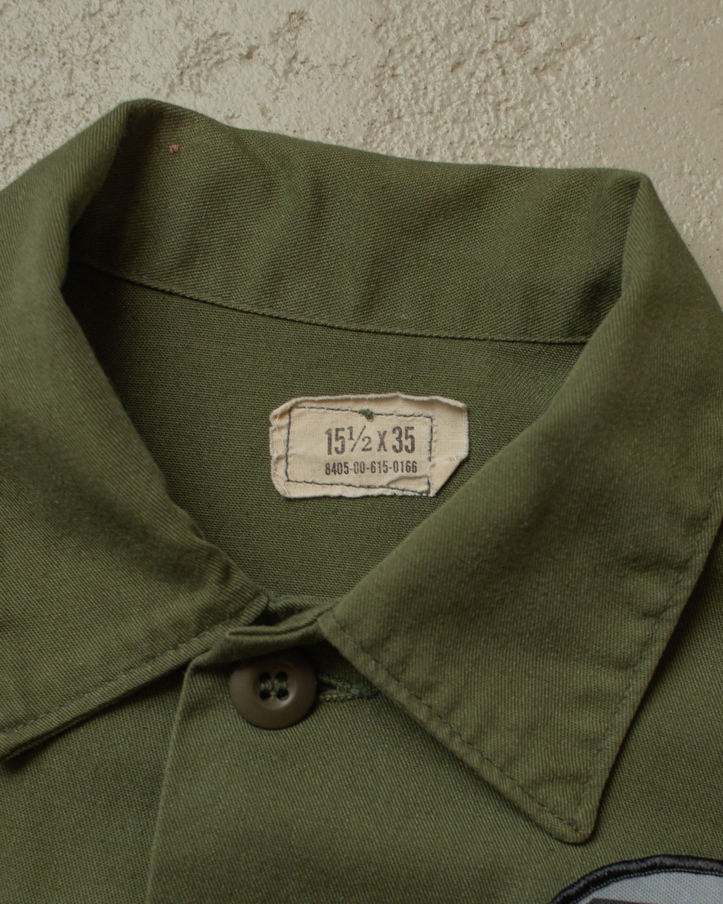1960s US Air Force OG-107 Shirt green - L