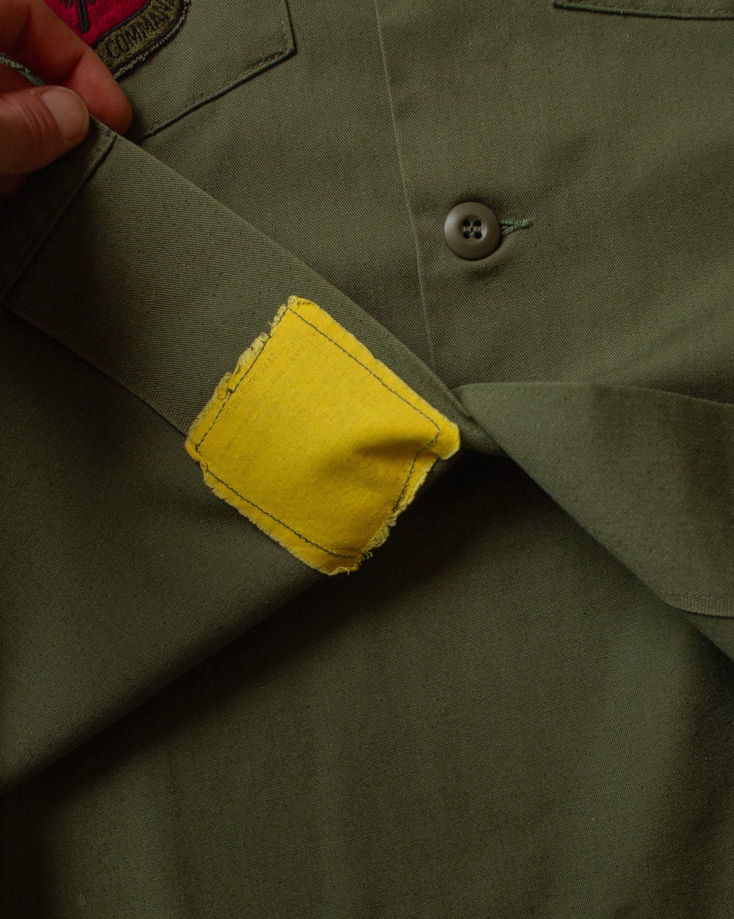 1960s US Air Force OG-107 Shirt green - L